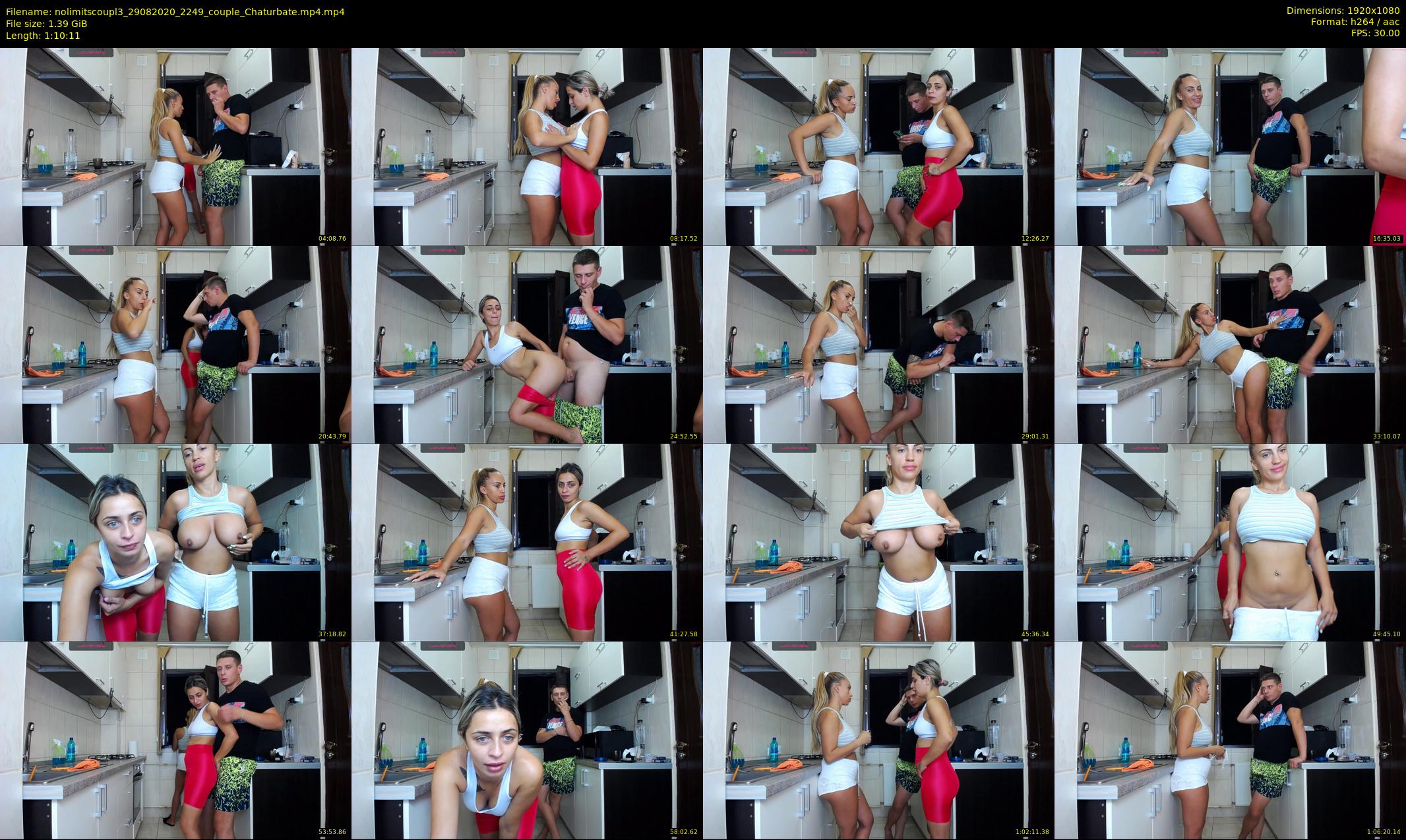 nolimitscoupl3 — 71 minute Chaturbate couple cam show recording, 1080p, Aug 29, 2020