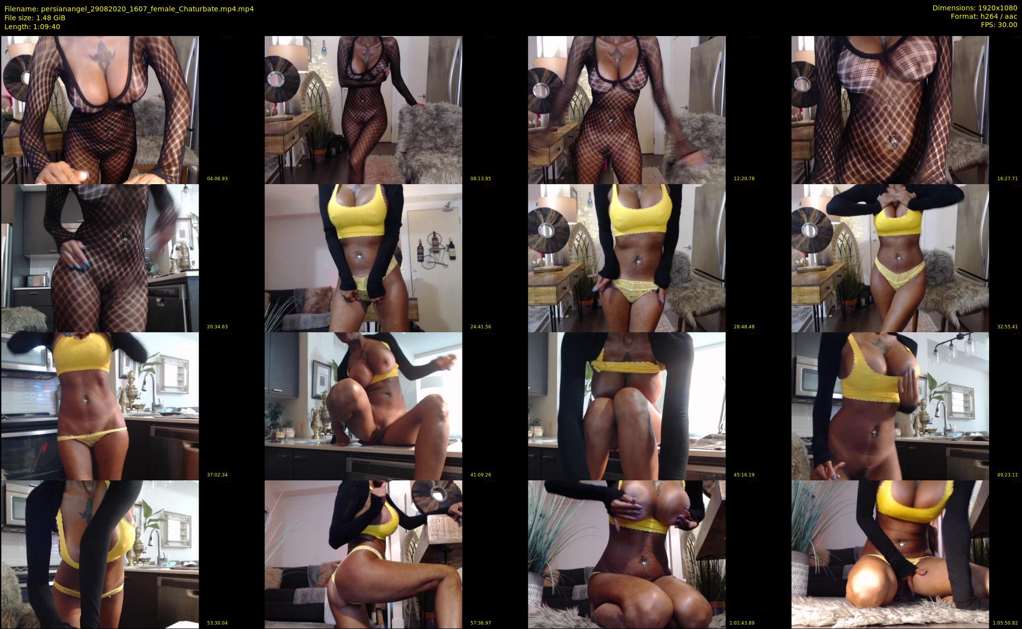 persianangel — 70 minute Chaturbate female cam show recording, 1080p, Aug 29, 2020
