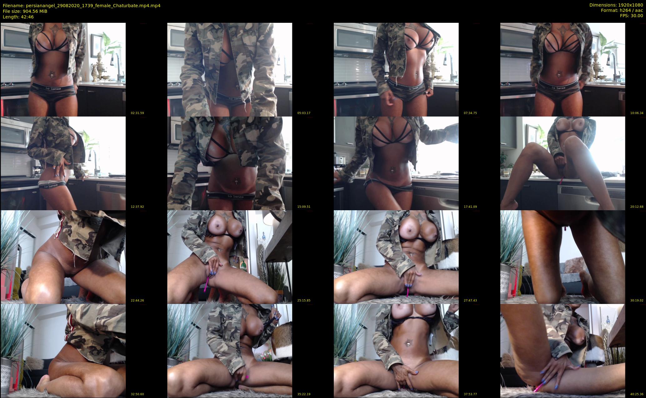 persianangel — 43 minute Chaturbate female cam show recording, 1080p, Aug 29, 2020