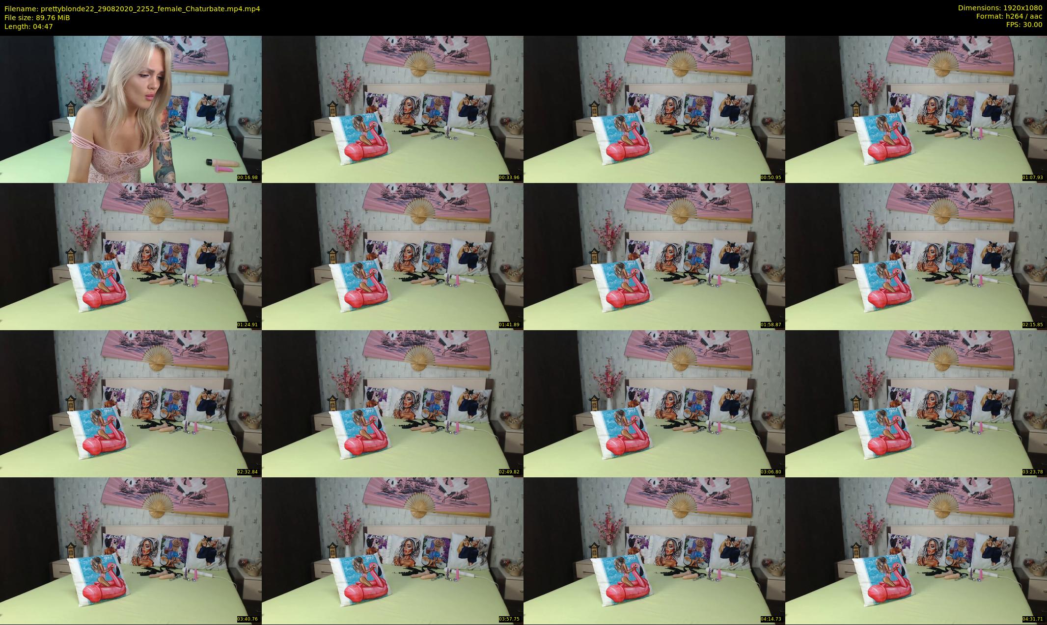 prettyblonde22 — 5 minute Chaturbate female cam show recording, 1080p, Aug 29, 2020