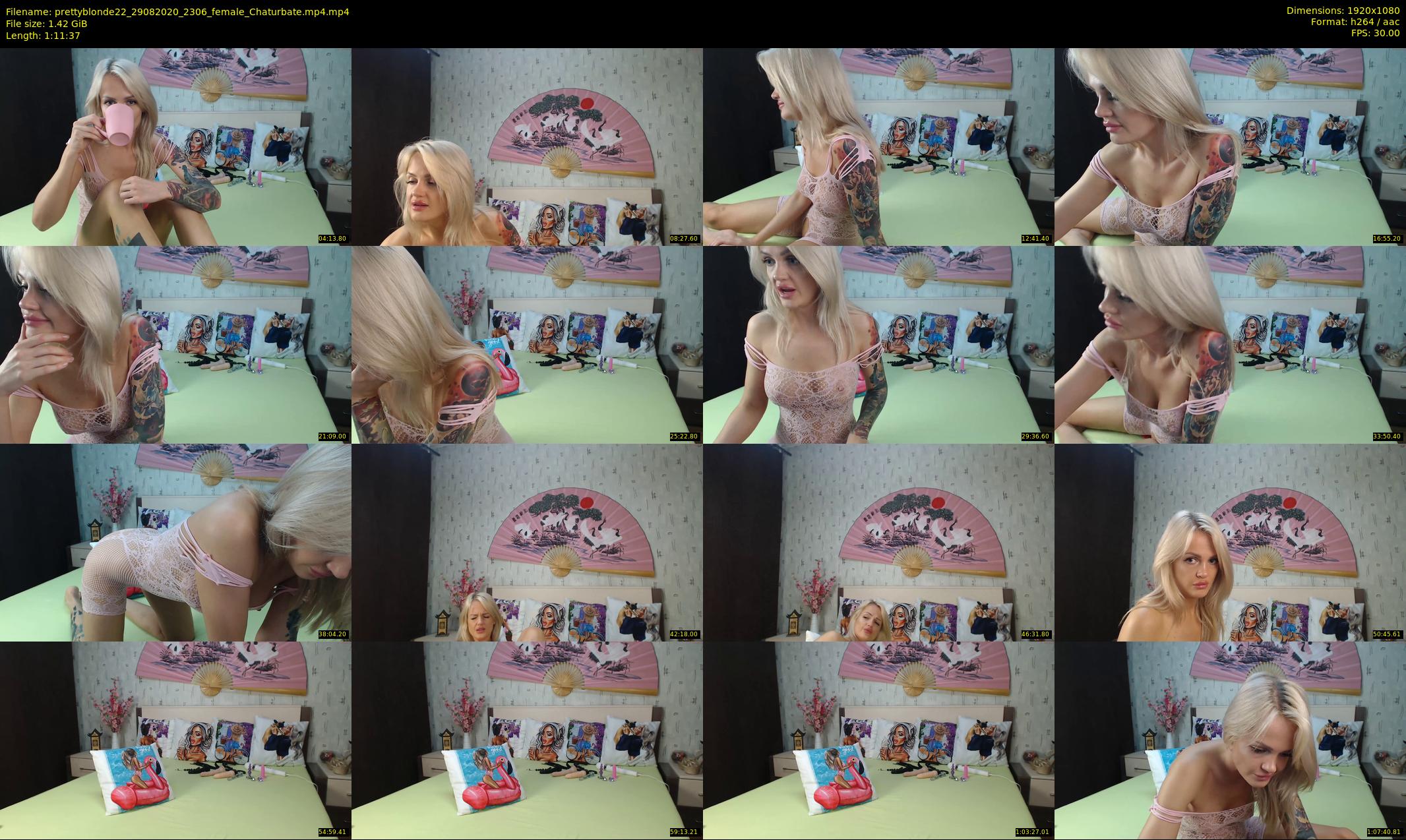 prettyblonde22 — 72 minute Chaturbate female cam show recording, 1080p, Aug 29, 2020