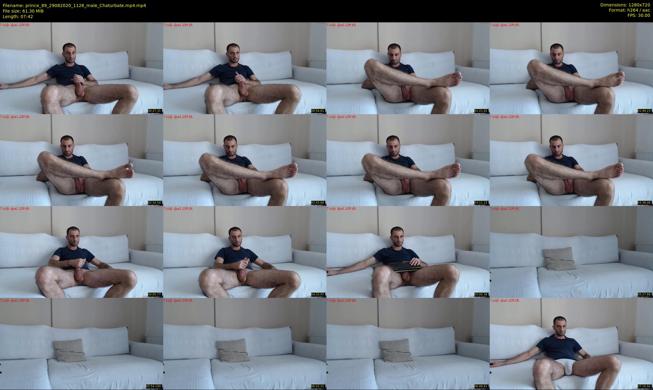 prince_89 — 8 minute Chaturbate male cam show recording, 720p, Aug 29, 2020