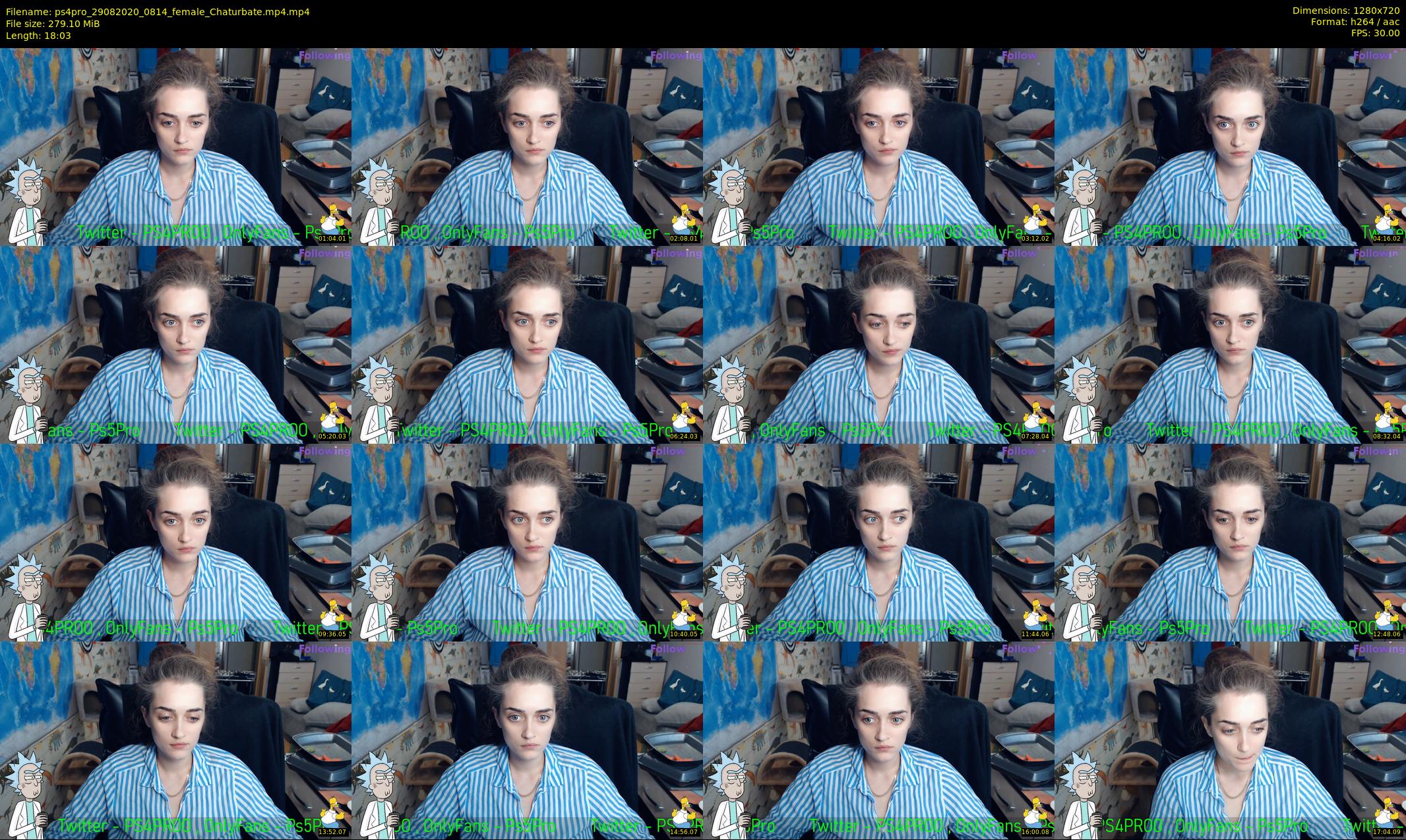 ps4pro — 19 minute Chaturbate female cam show recording, 720p, Aug 29, 2020