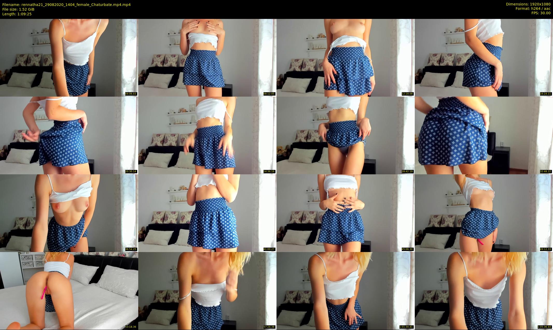 rennatha21 — 70 minute Chaturbate female cam show recording, 1080p, Aug 29, 2020