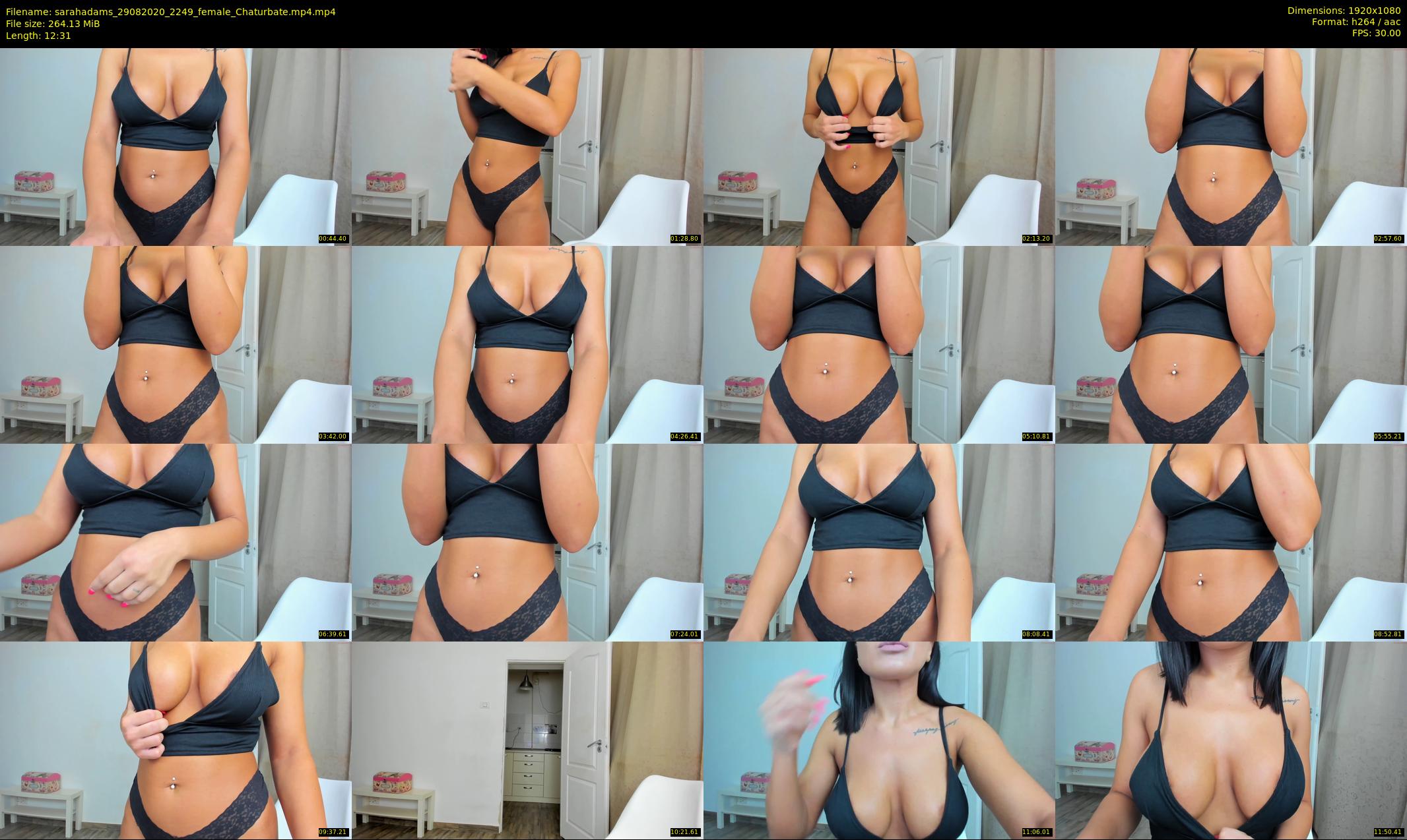 sarahadams — 13 minute Chaturbate female cam show recording, 1080p, Aug 29, 2020