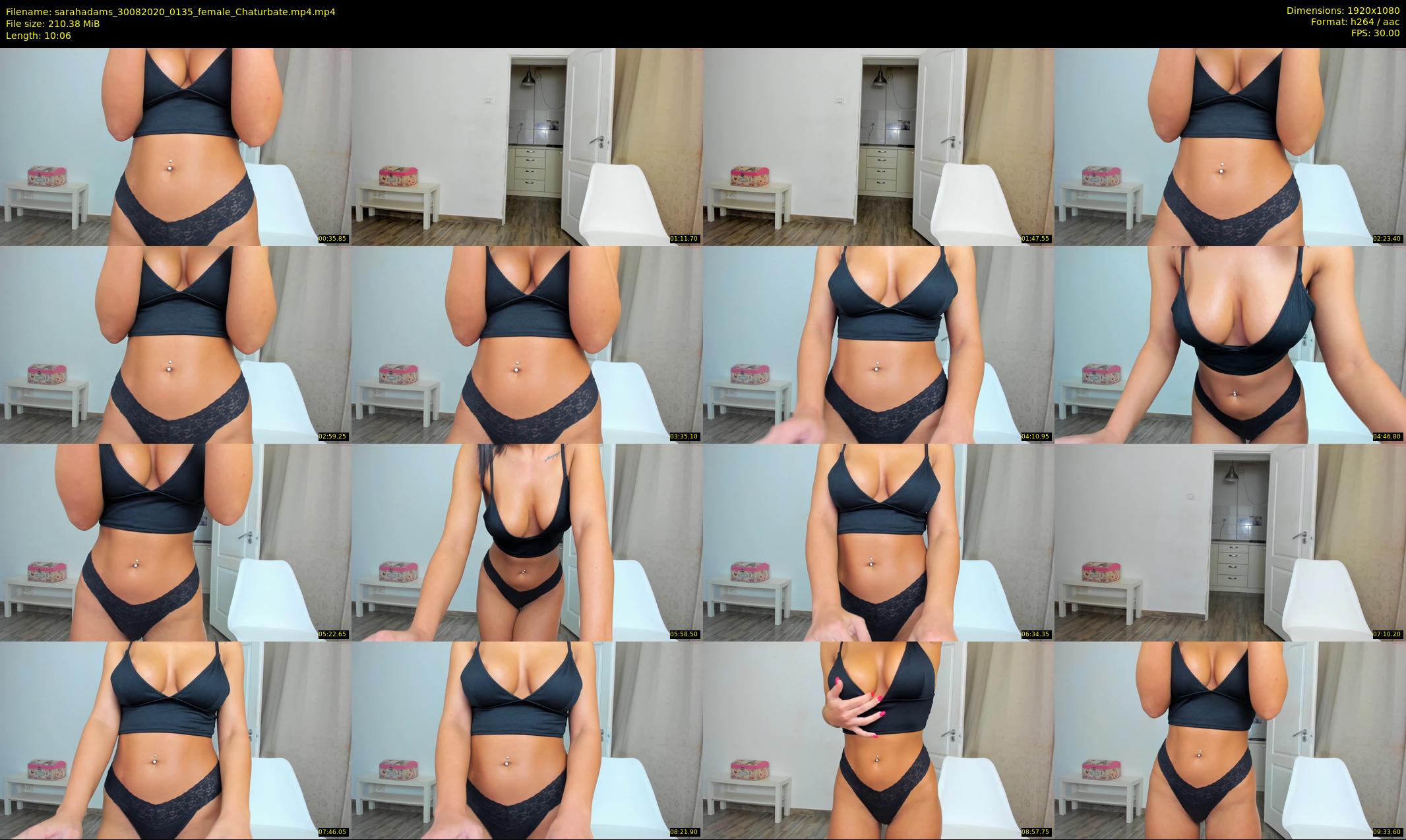 sarahadams — 11 minute Chaturbate female cam show recording, 1080p, Aug 30, 2020