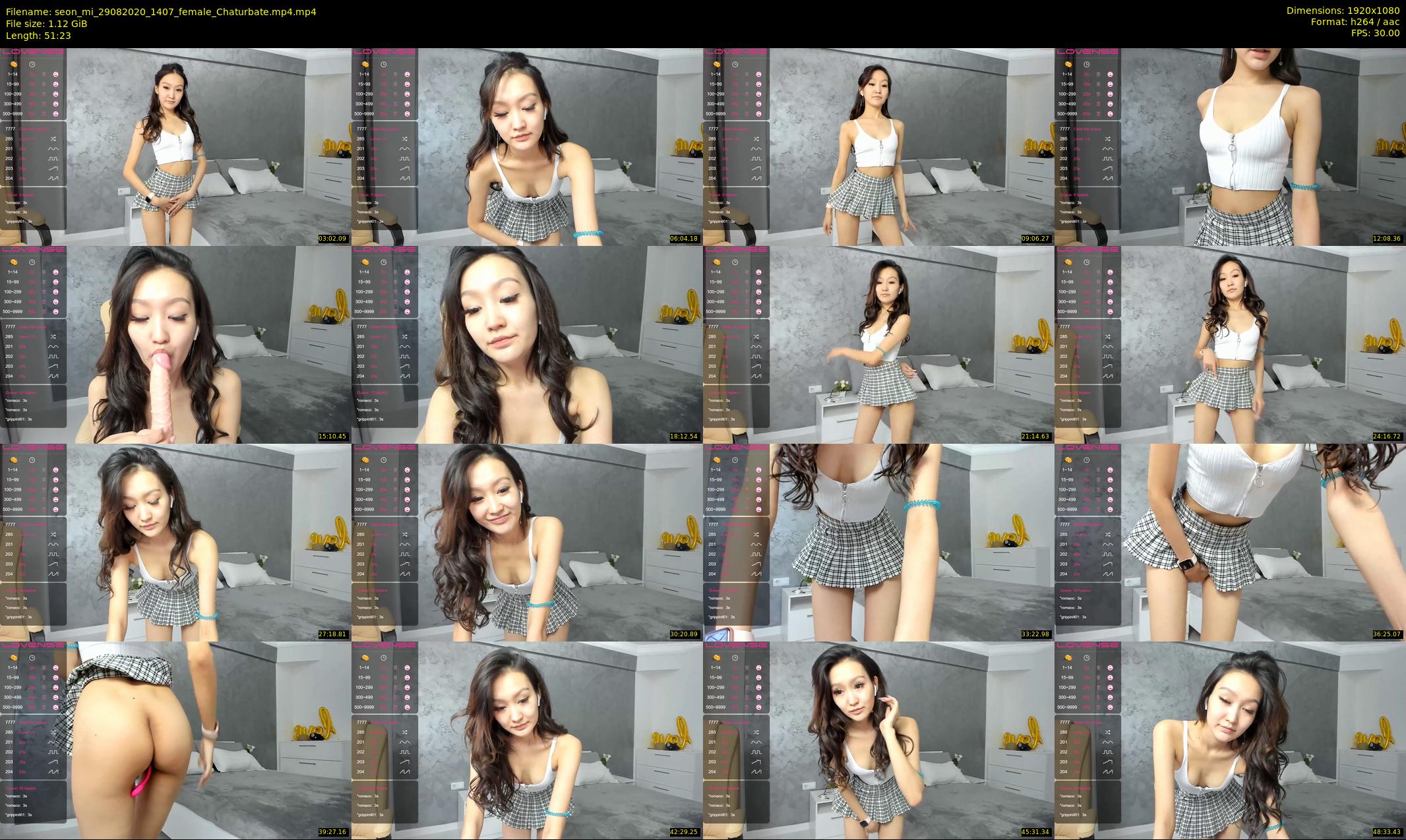 seon_mi — 52 minute Chaturbate female cam show recording, 1080p, Aug 29, 2020