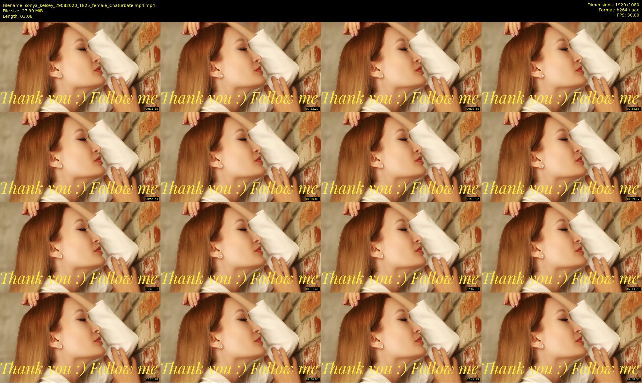 sonya_kelsey — 4 minute Chaturbate female cam show recording, 1080p, Aug 29, 2020