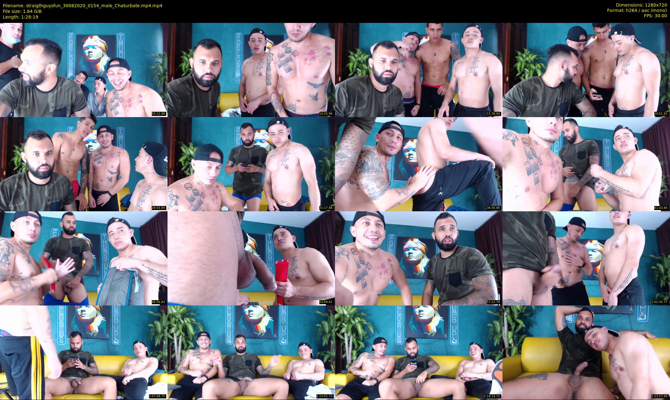 straigthguysfun — 89 minute Chaturbate male cam show recording, 720p, Aug 30, 2020