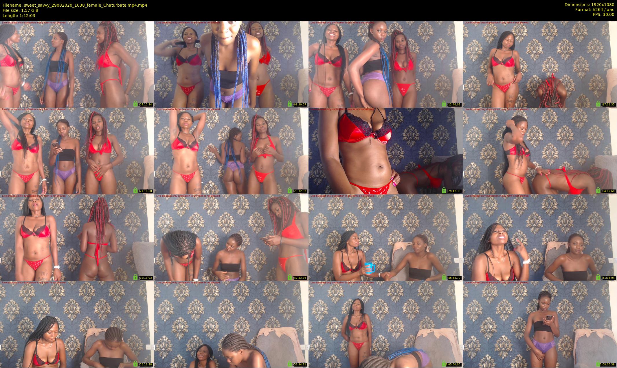 sweet_savvy — 73 minute Chaturbate female cam show recording, 1080p, Aug 29, 2020