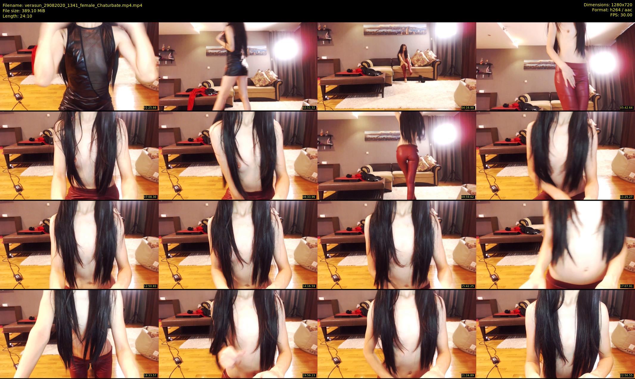 verasun — 25 minute Chaturbate female cam show recording, 720p, Aug 29, 2020