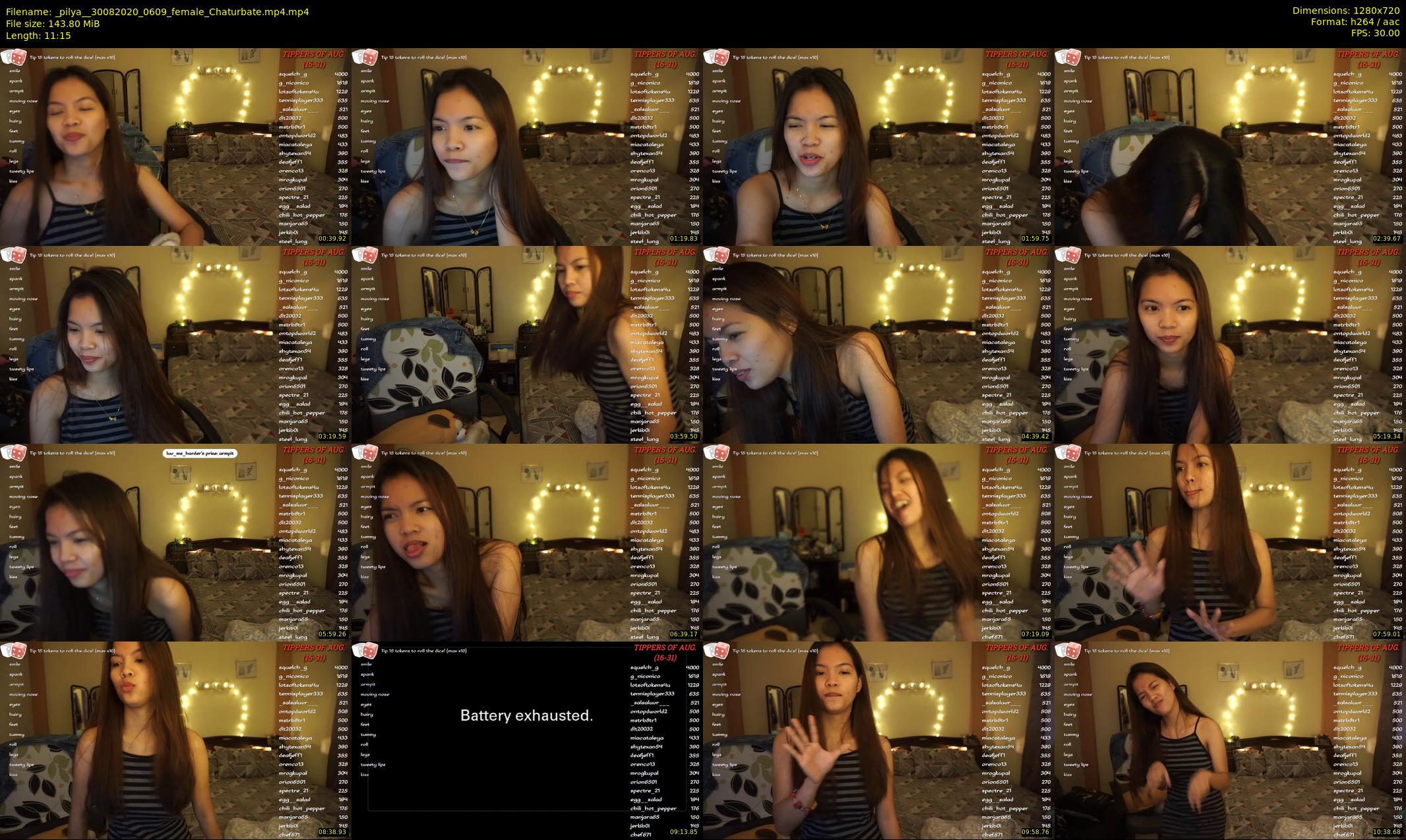 _pilya_ — 12 minute Chaturbate female cam show recording, 720p, Aug 30, 2020