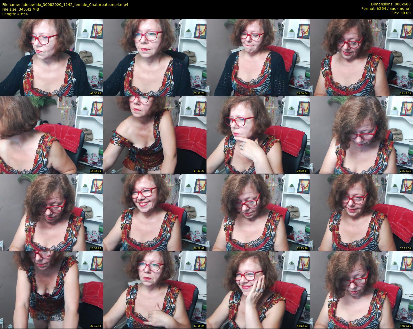 adelewildx — 50 minute Chaturbate female cam show recording, 480p, Aug 30, 2020