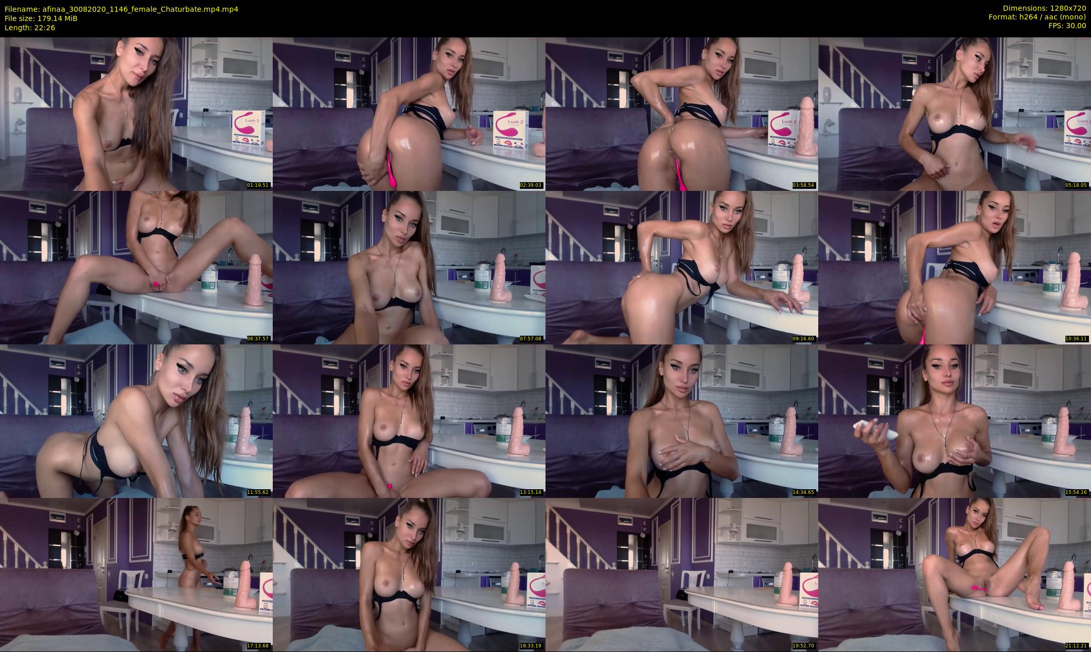 afinaa — 23 minute Chaturbate female cam show recording, 720p, Aug 30, 2020