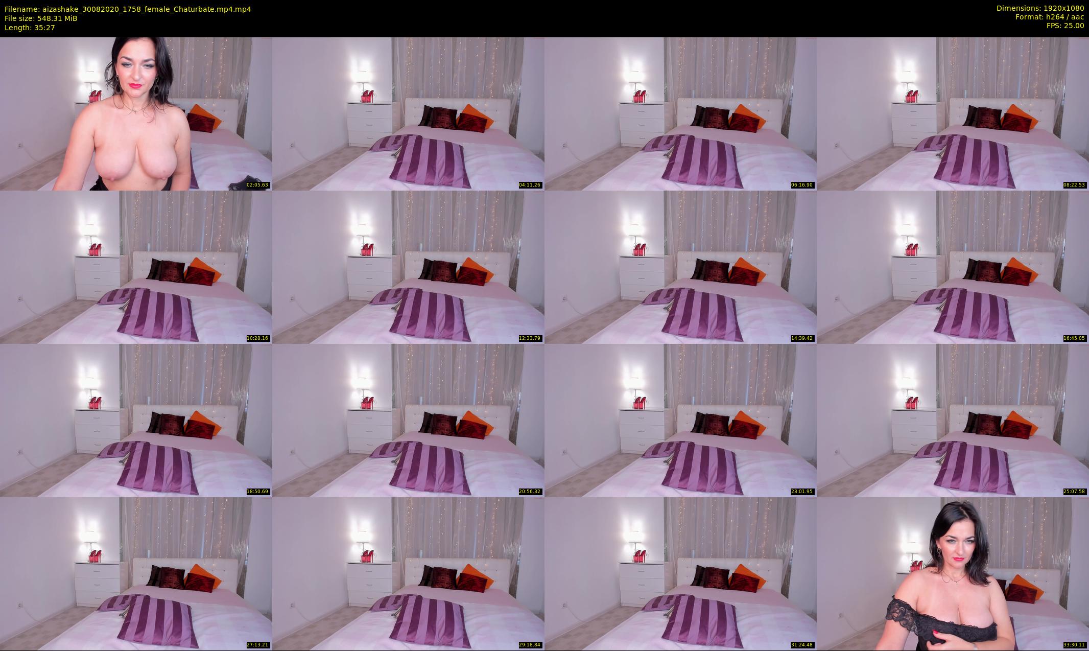 aizashake — 36 minute Chaturbate female cam show recording, 1080p, Aug 30, 2020