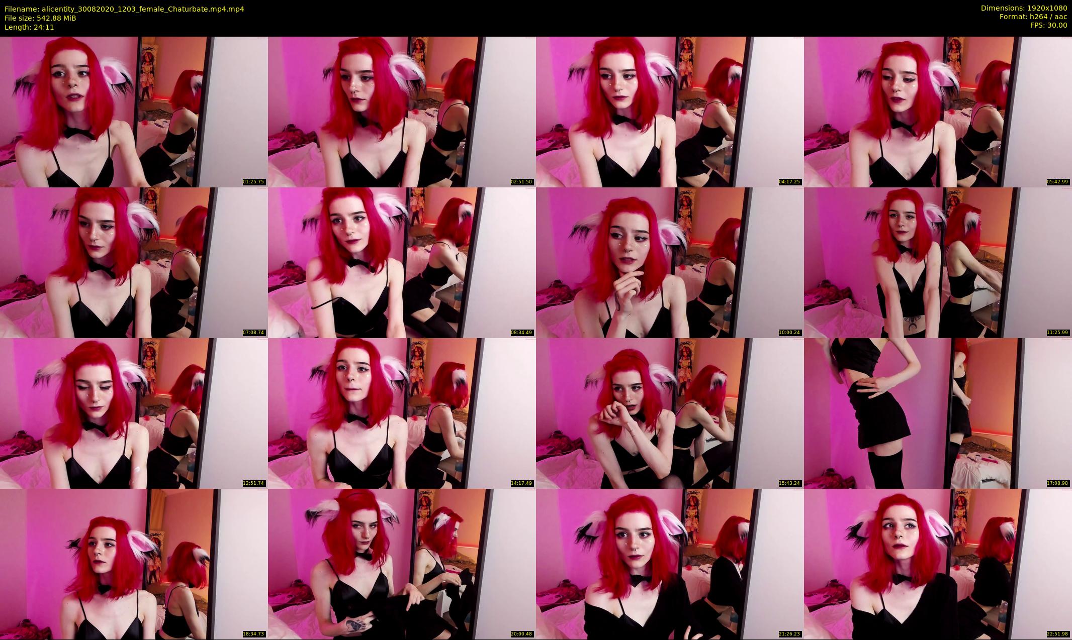 alicentity — 25 minute Chaturbate female cam show recording, 1080p, Aug 30, 2020