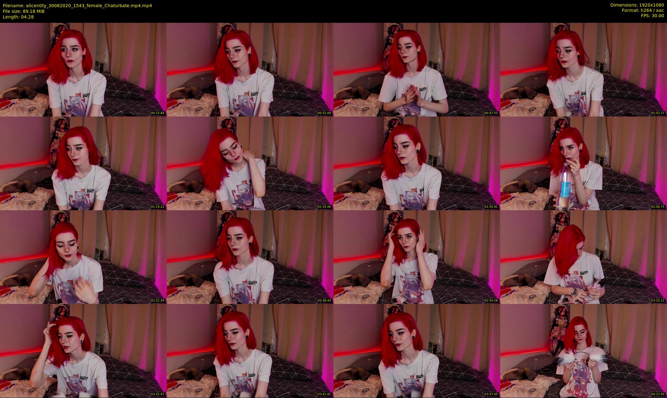 alicentity — 5 minute Chaturbate female cam show recording, 1080p, Aug 30, 2020