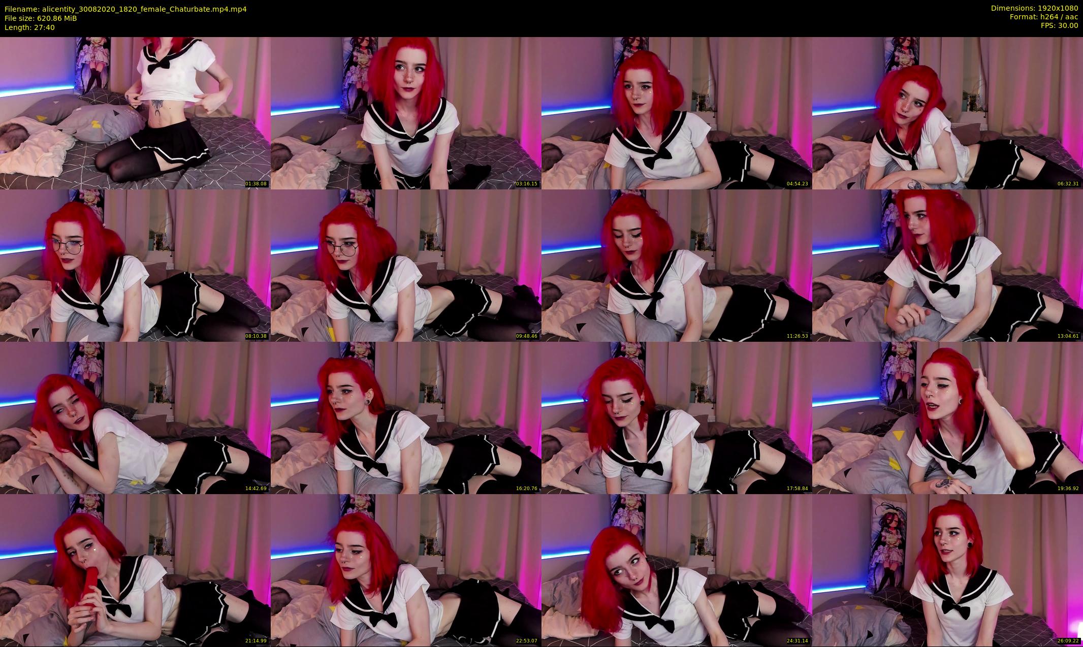 alicentity — 28 minute Chaturbate female cam show recording, 1080p, Aug 30, 2020