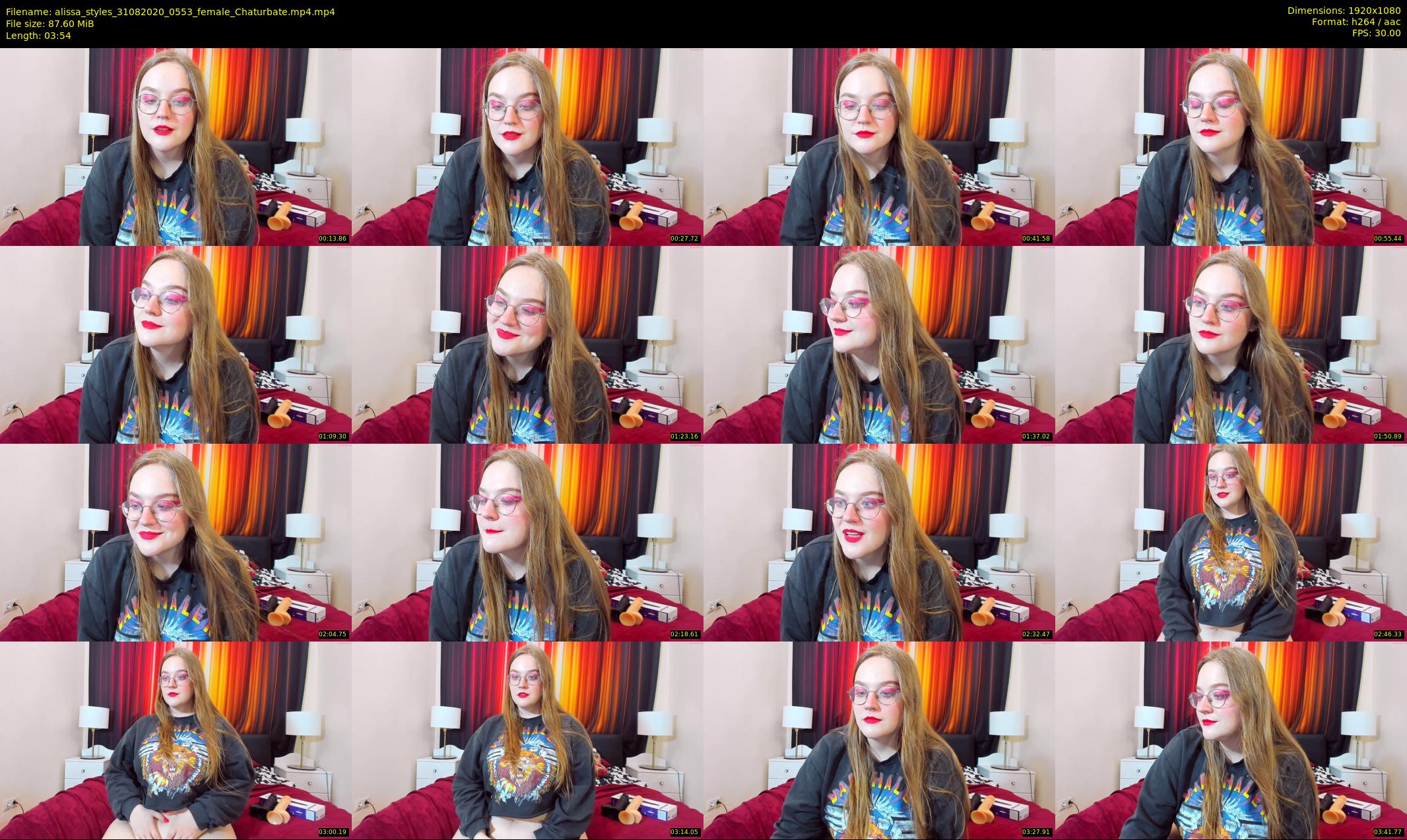 alissa_styles — 4 minute Chaturbate female cam show recording, 1080p, Aug 31, 2020