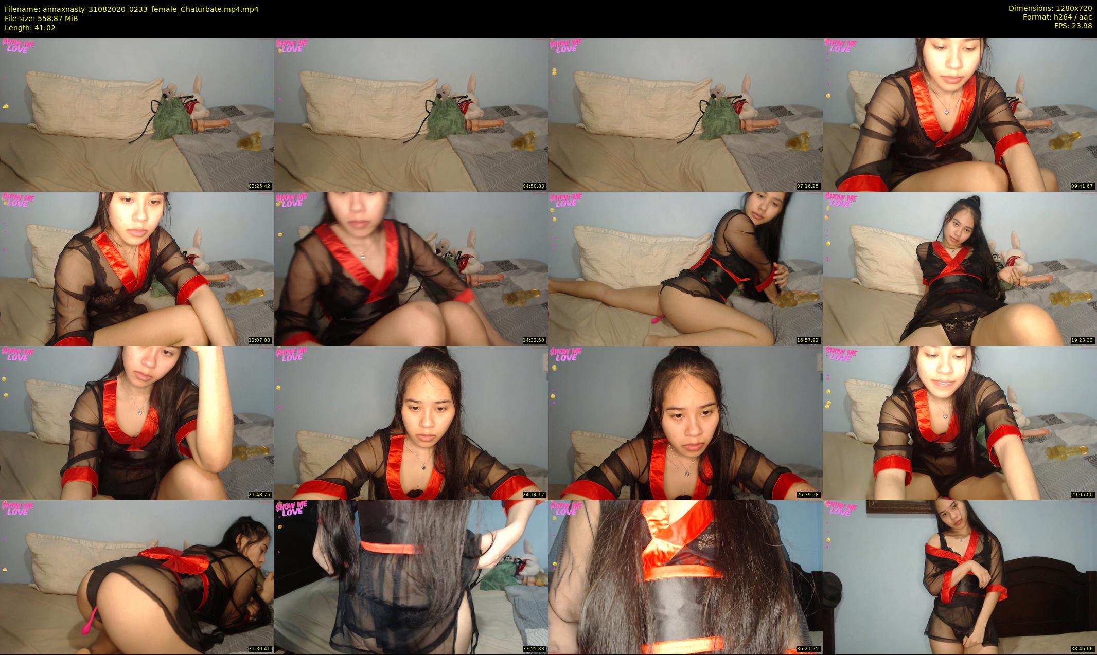 annaxnasty — 42 minute Chaturbate female cam show recording, 720p, Aug 31, 2020