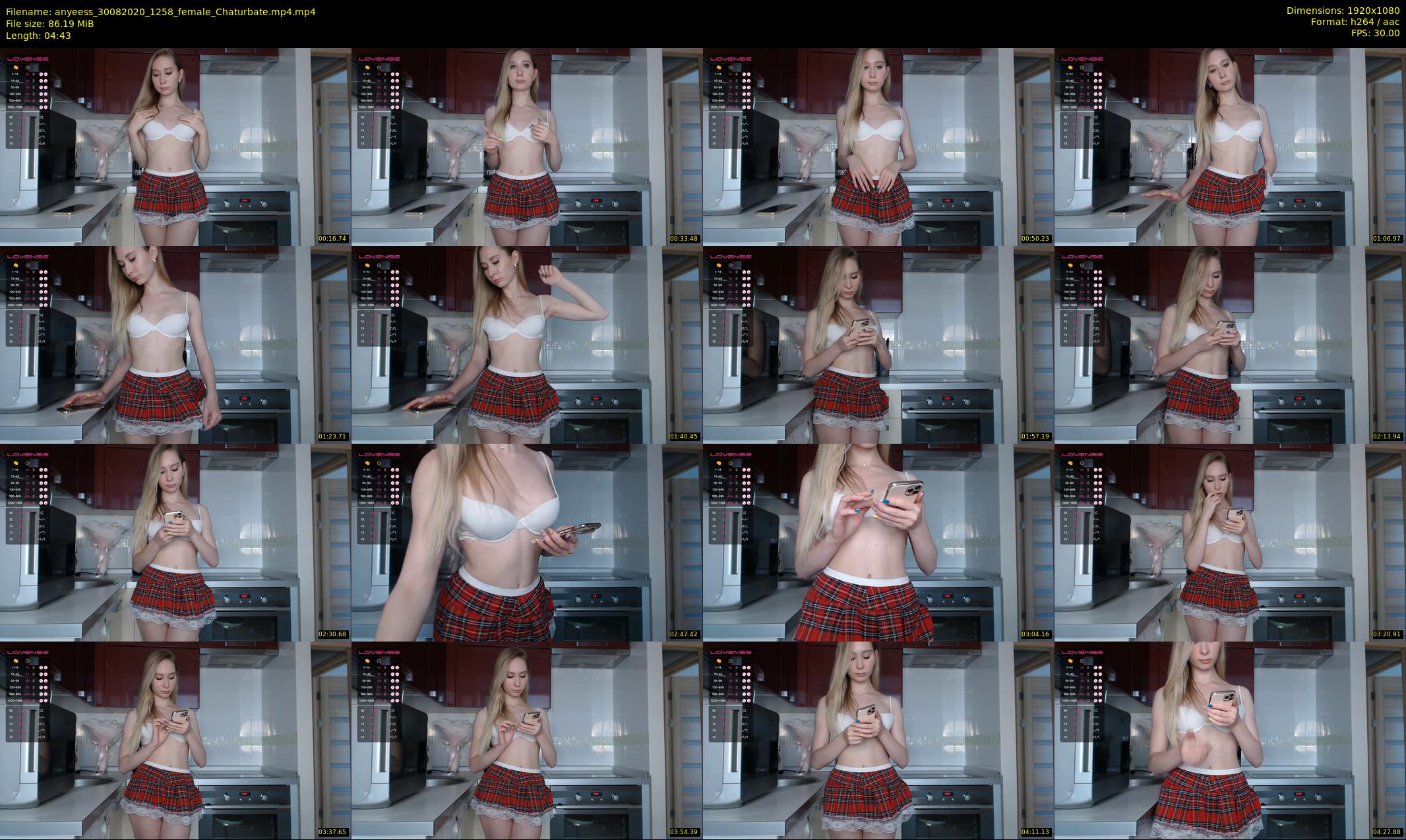 anyeess — 5 minute Chaturbate female cam show recording, 1080p, Aug 30, 2020