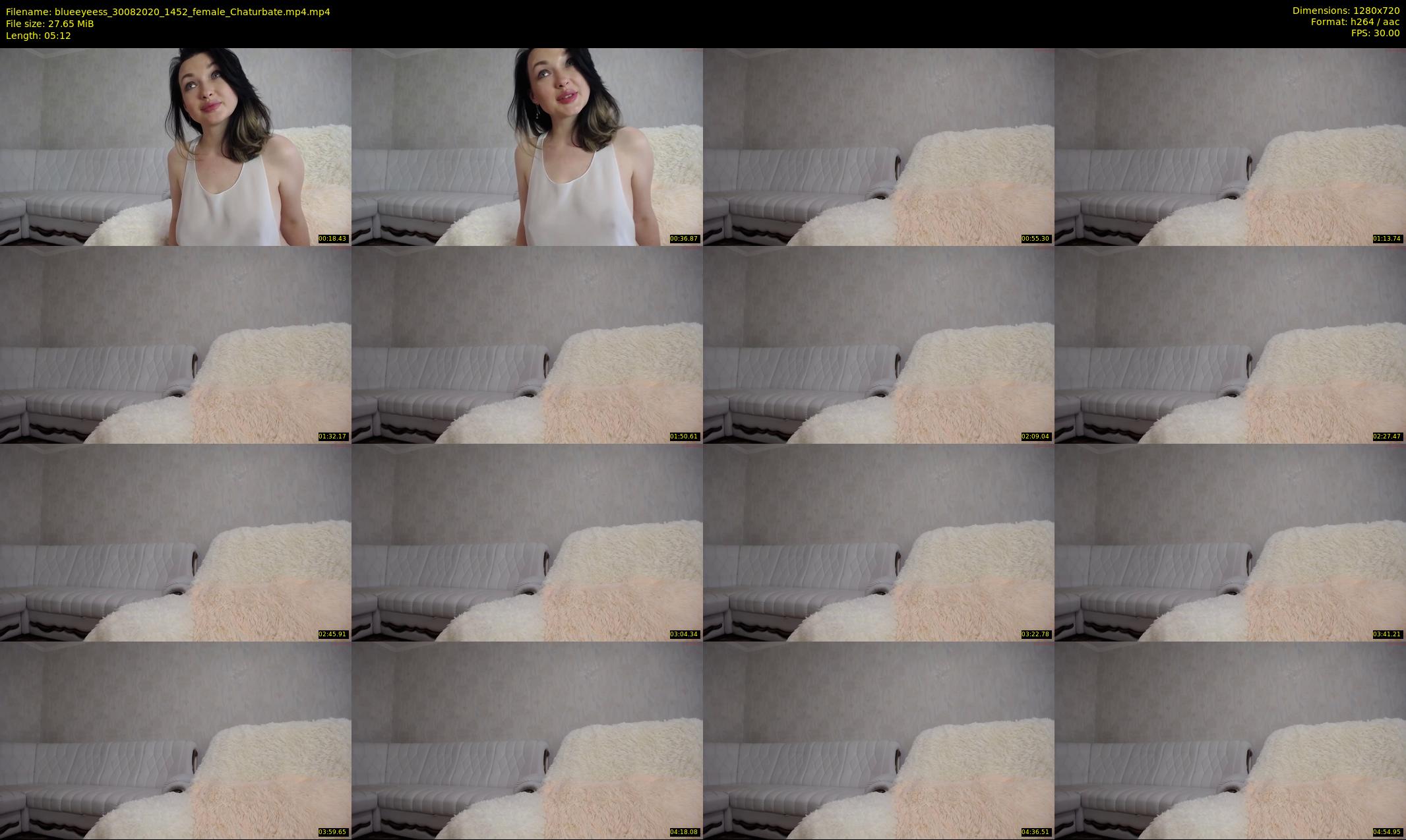 blueeyeess — 6 minute Chaturbate female cam show recording, 720p, Aug 30, 2020