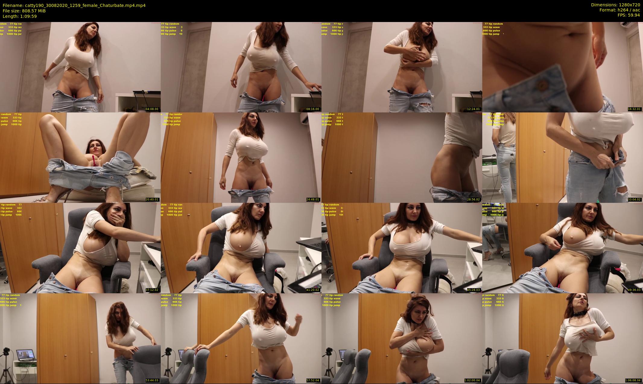 catty190 — 70 minute Chaturbate female cam show recording, 720p, Aug 30, 2020
