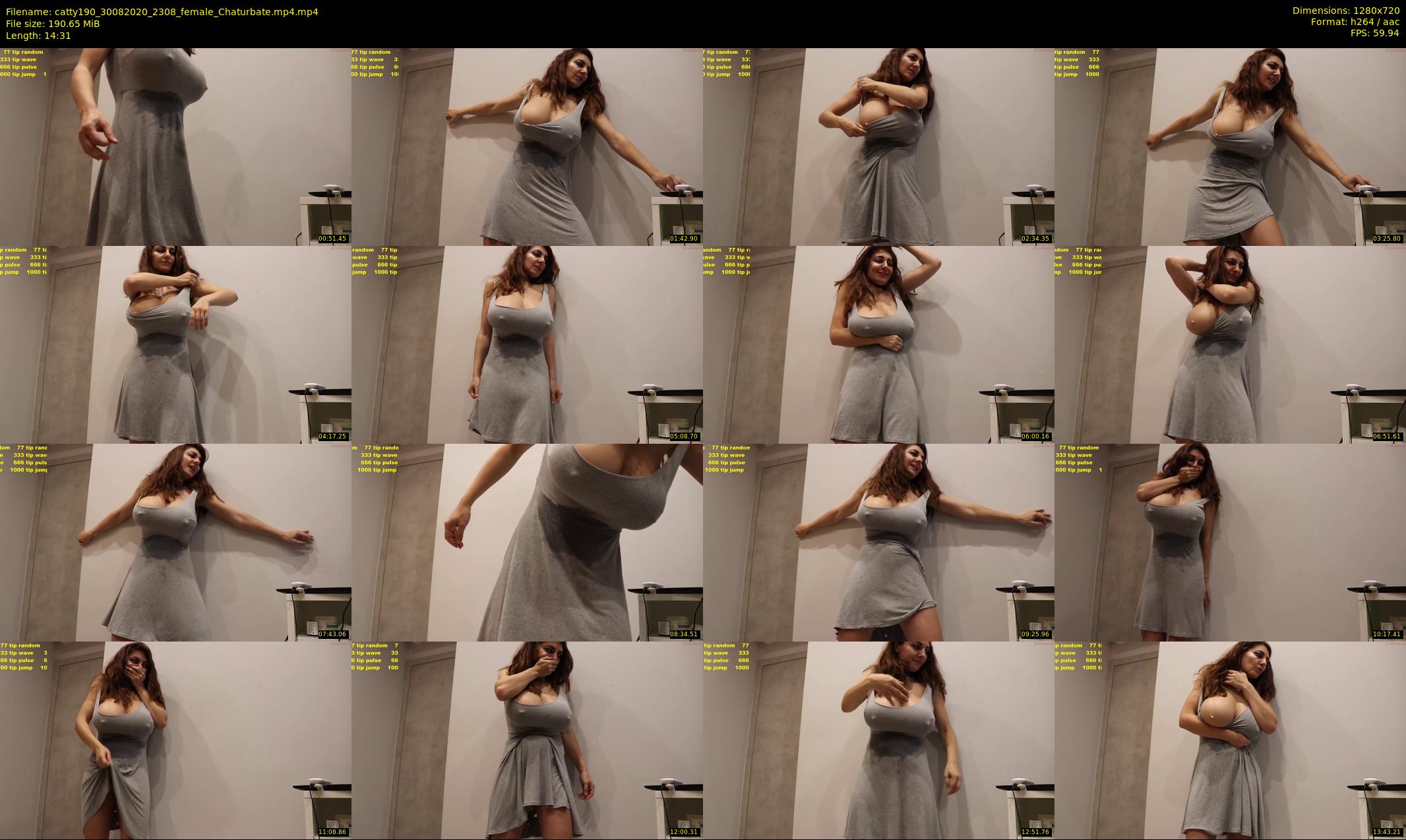 catty190 — 15 minute Chaturbate female cam show recording, 720p, Aug 30, 2020