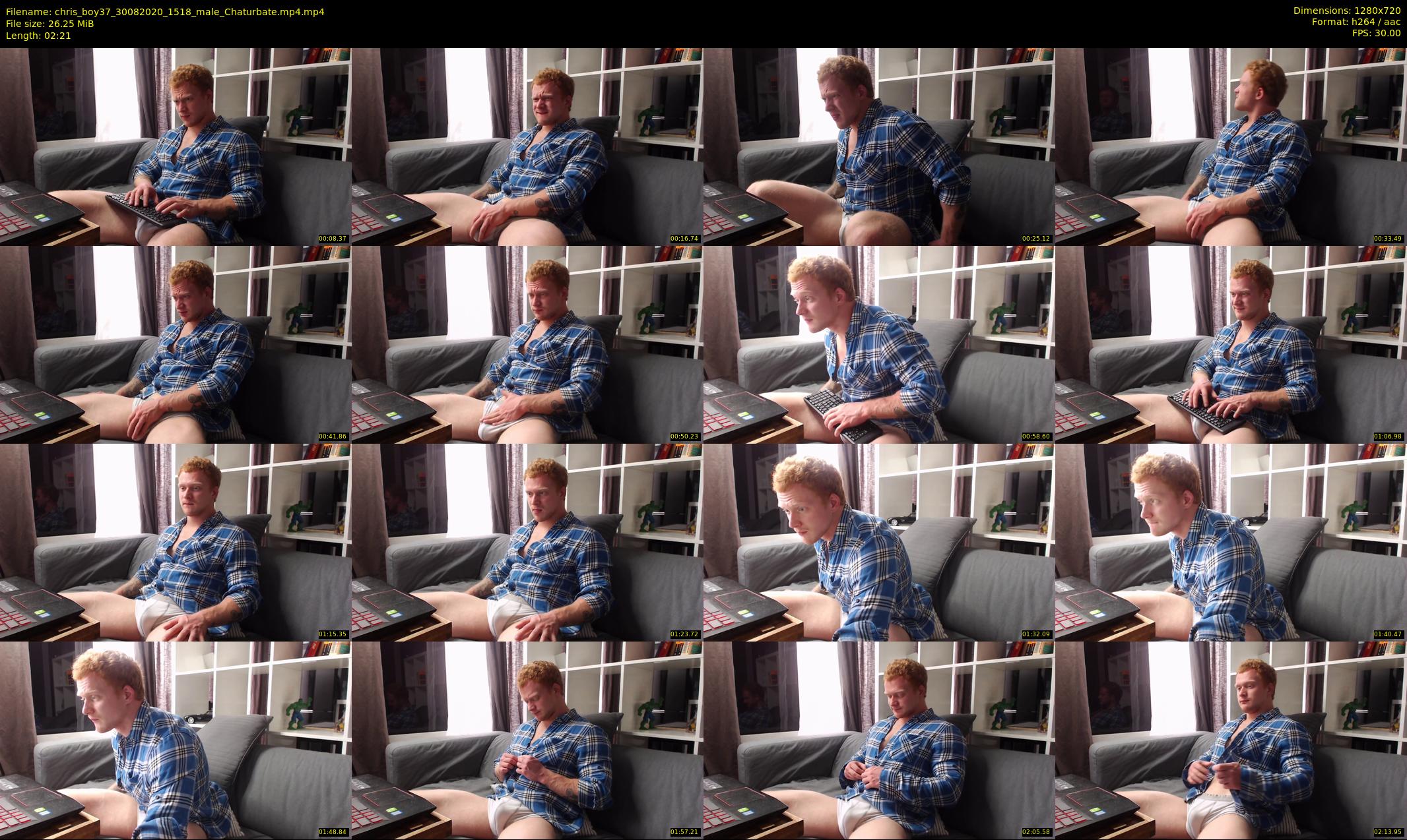 chris_boy37 — 3 minute Chaturbate male cam show recording, 720p, Aug 30, 2020