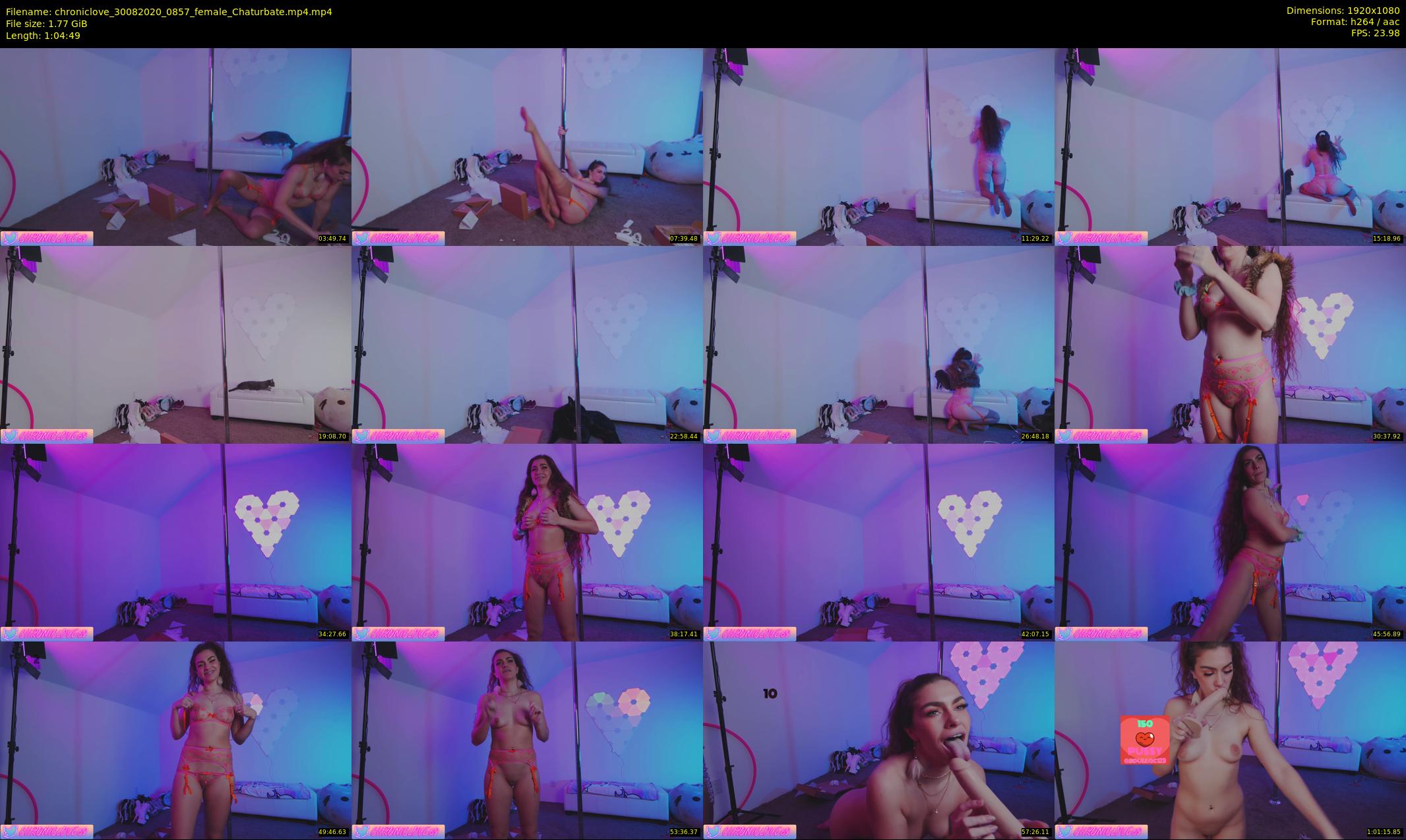 chroniclove — 65 minute Chaturbate female cam show recording, 1080p, Aug 30, 2020