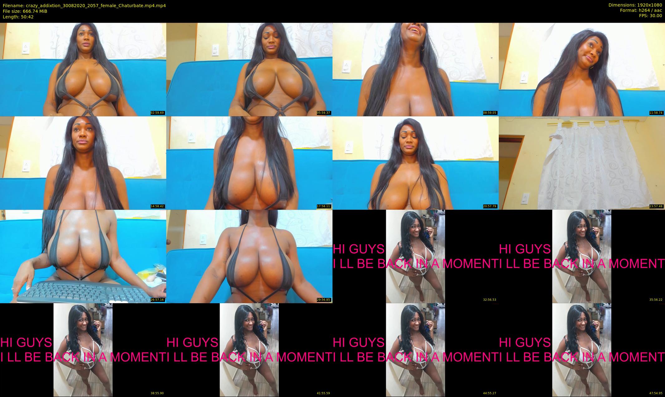 crazy_addixtion — 51 minute Chaturbate female cam show recording, 1080p, Aug 30, 2020