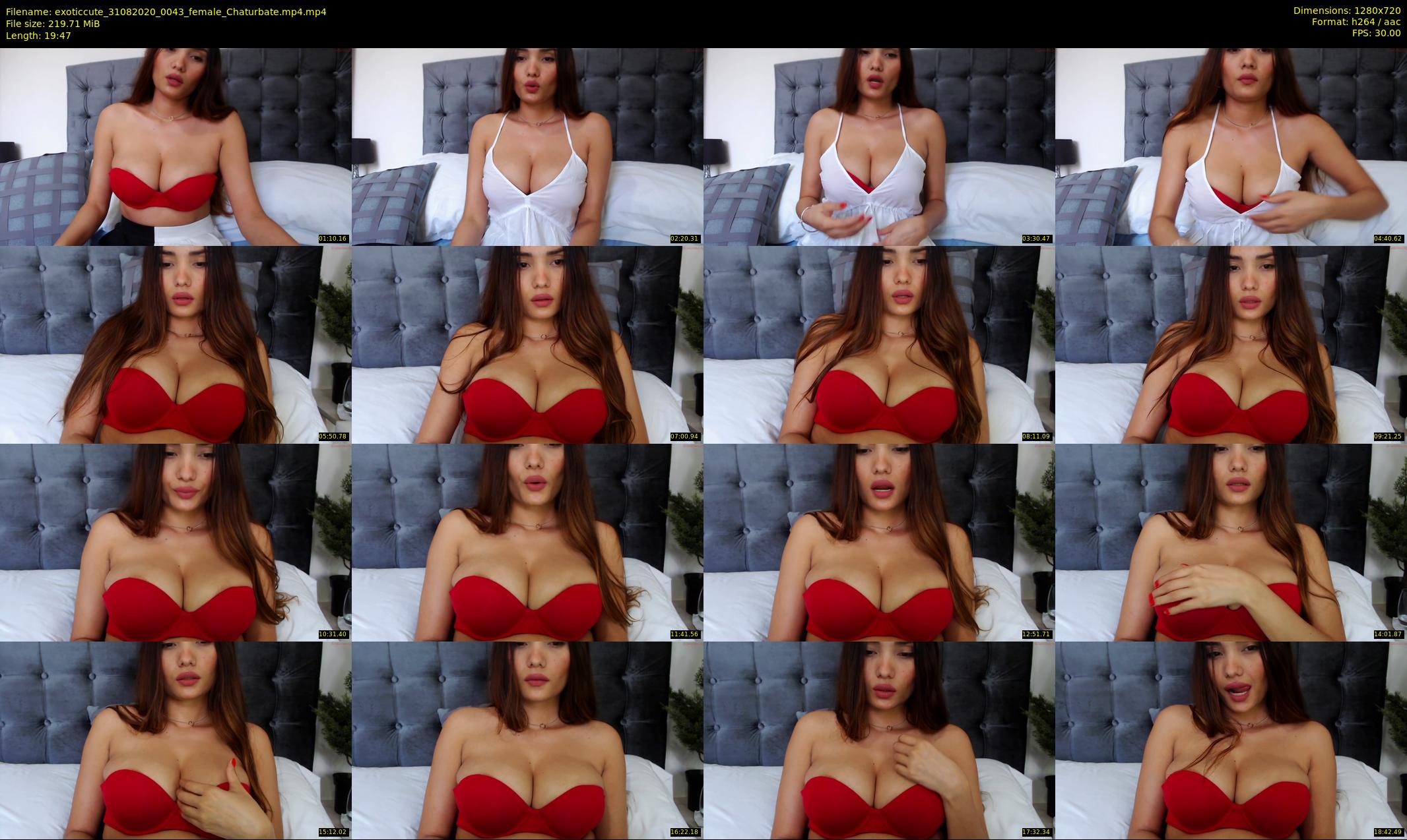 exoticcute — 20 minute Chaturbate female cam show recording, 720p, Aug 31, 2020