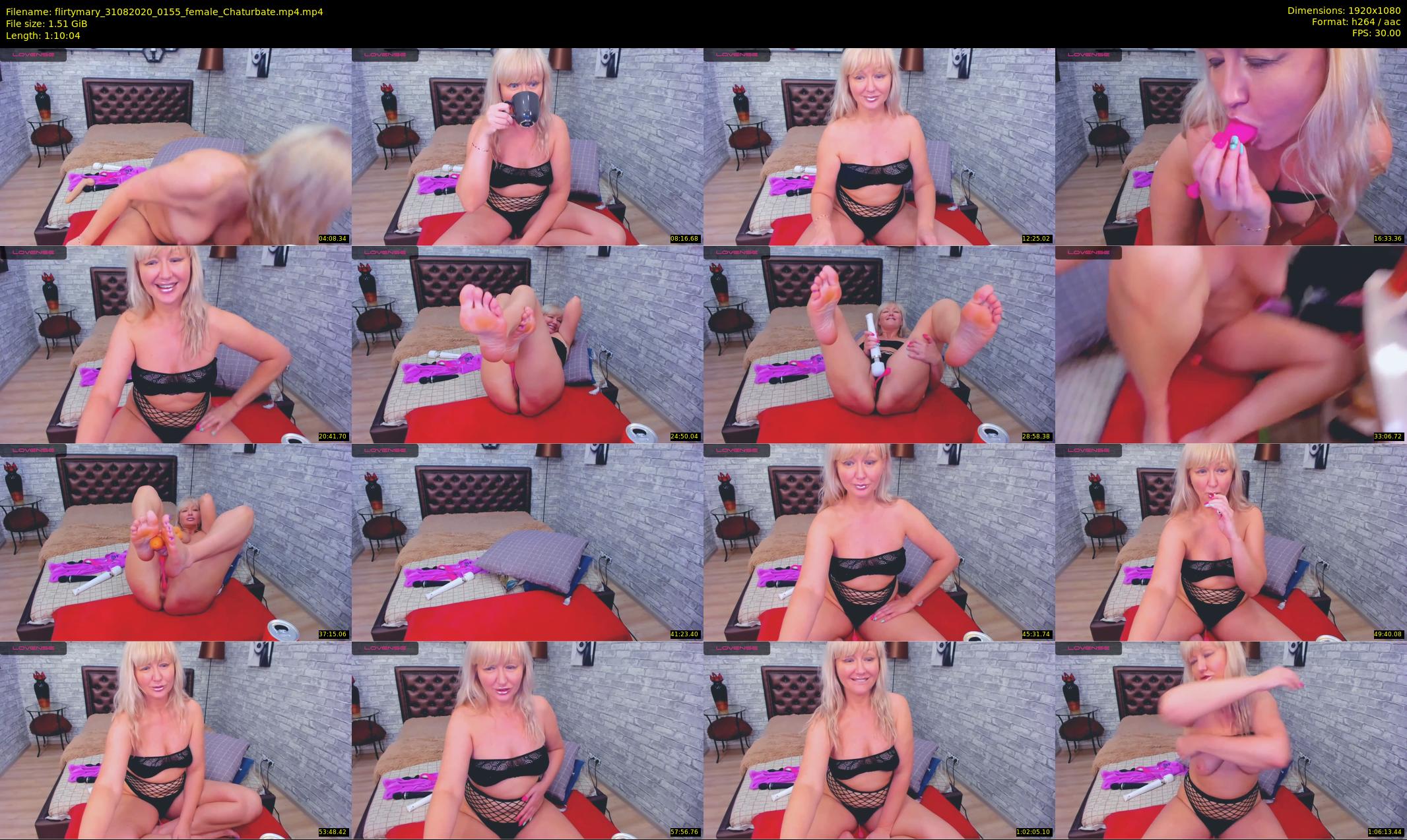 flirtymary — 71 minute Chaturbate female cam show recording, 1080p, Aug 31, 2020