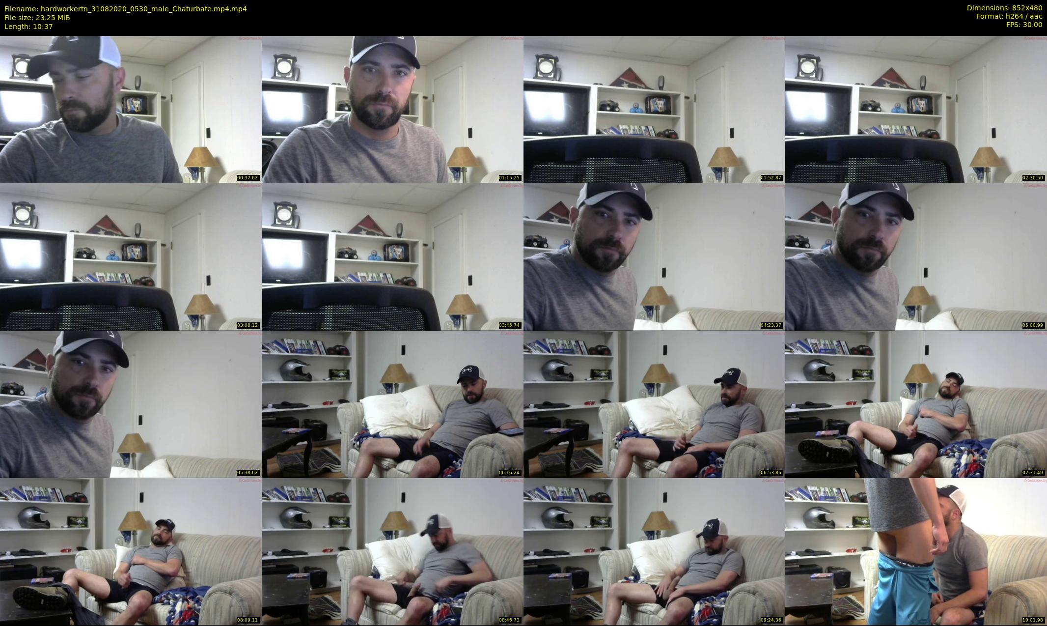 hardworkertn — 11 minute Chaturbate male cam show recording, 480p, Aug 31, 2020