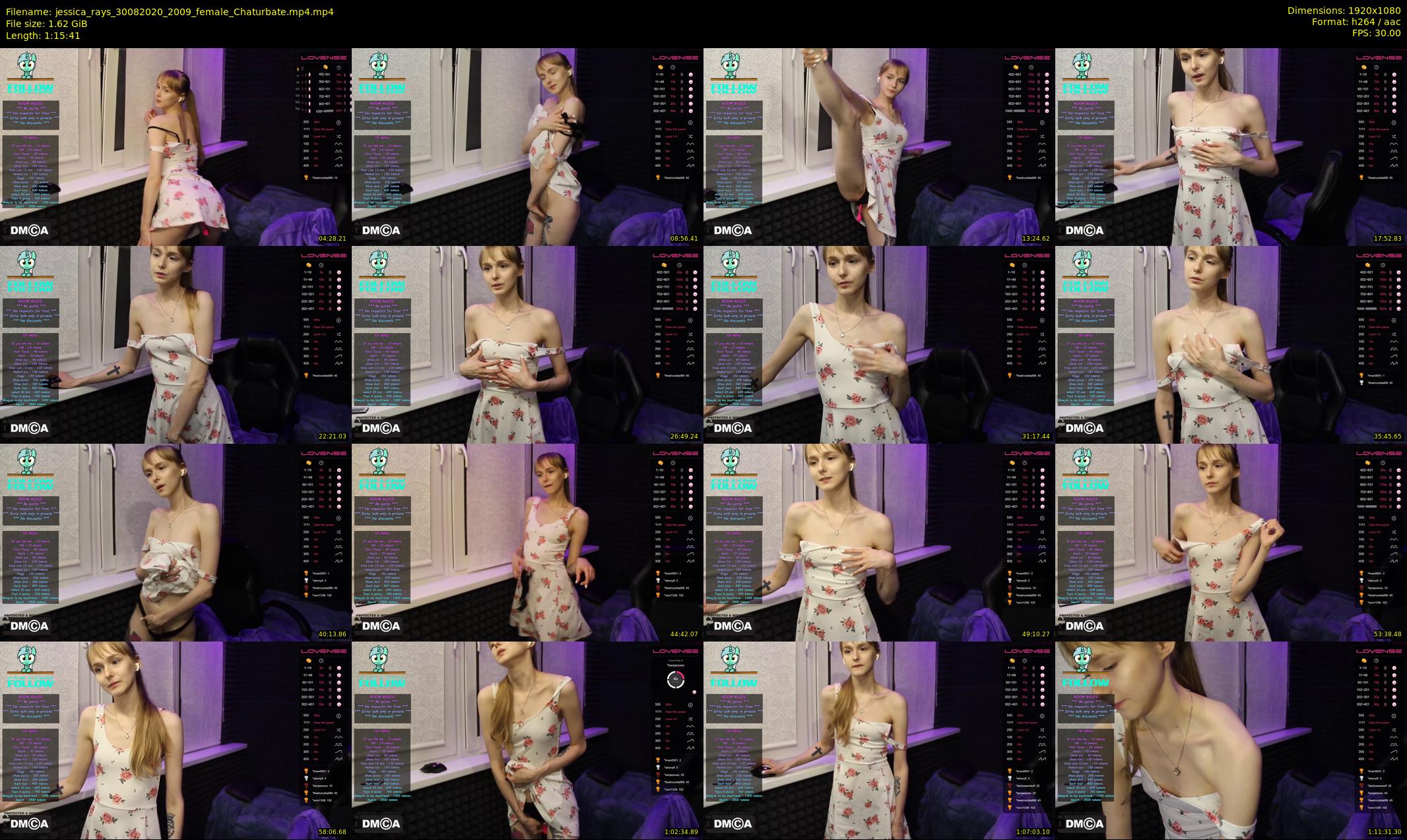 jessica_rays — 76 minute Chaturbate couple cam show recording, 1080p, Aug 30, 2020