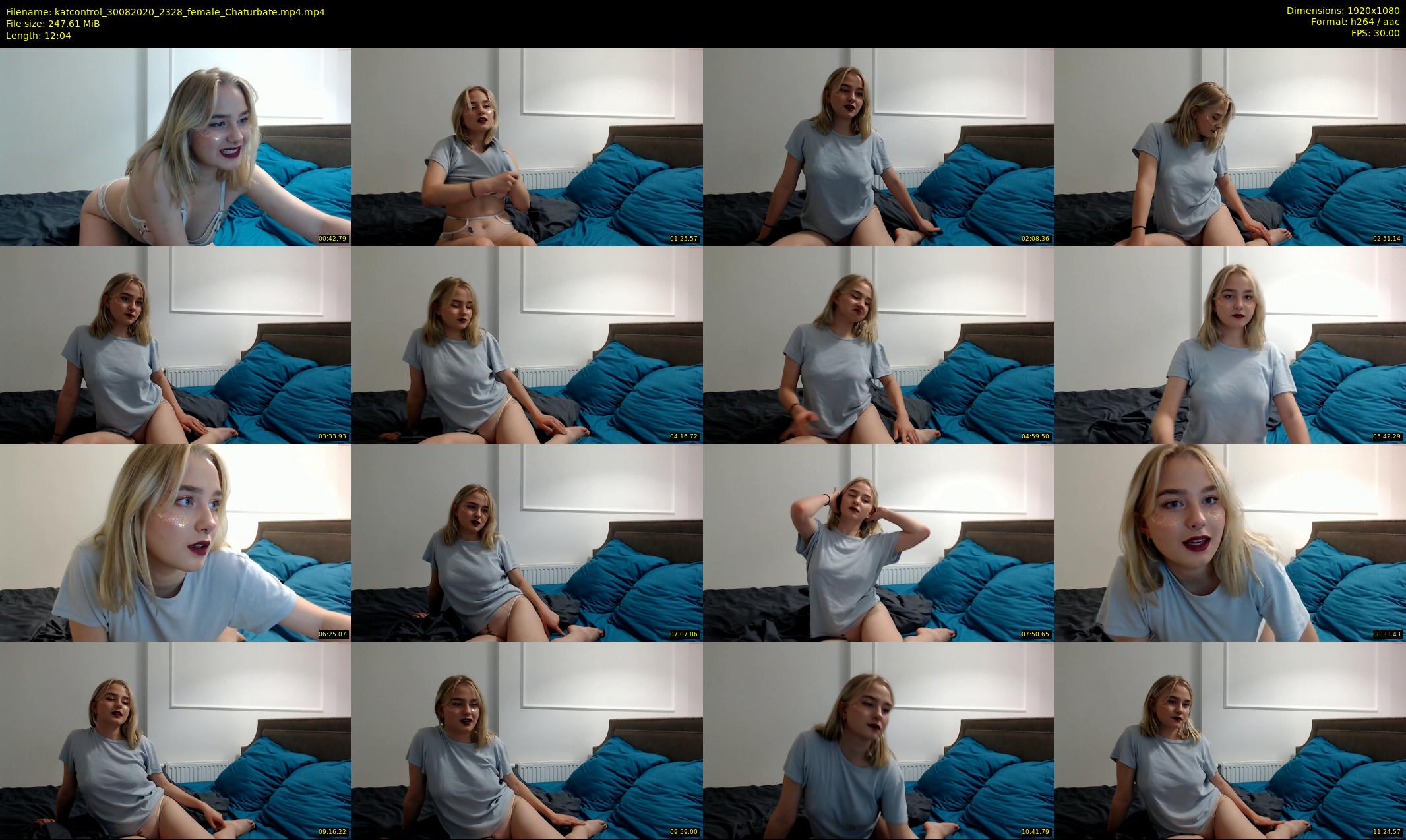 katcontrol — 13 minute Chaturbate female cam show recording, 1080p, Aug 30, 2020