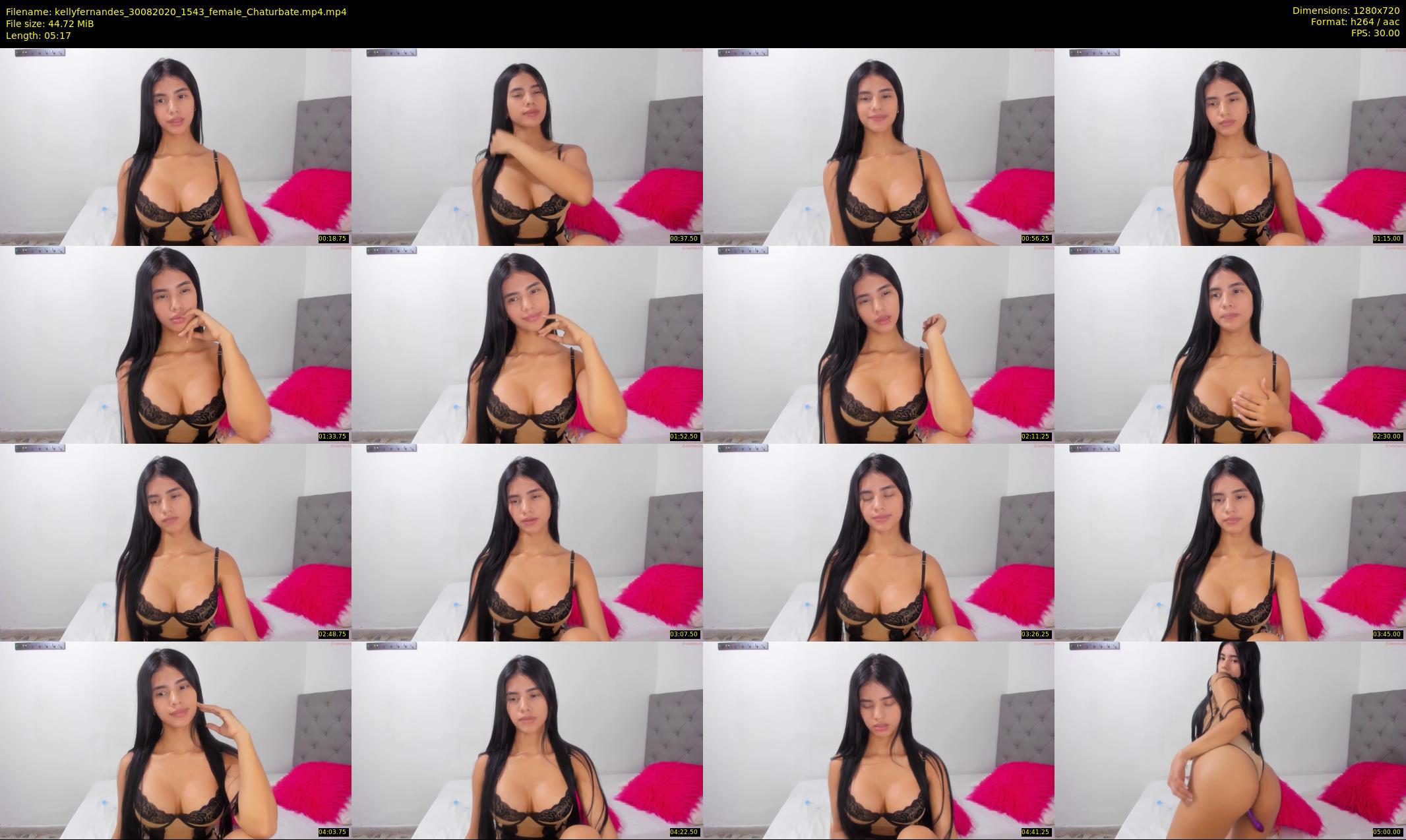 kellyfernandes — 6 minute Chaturbate female cam show recording, 720p, Aug 30, 2020