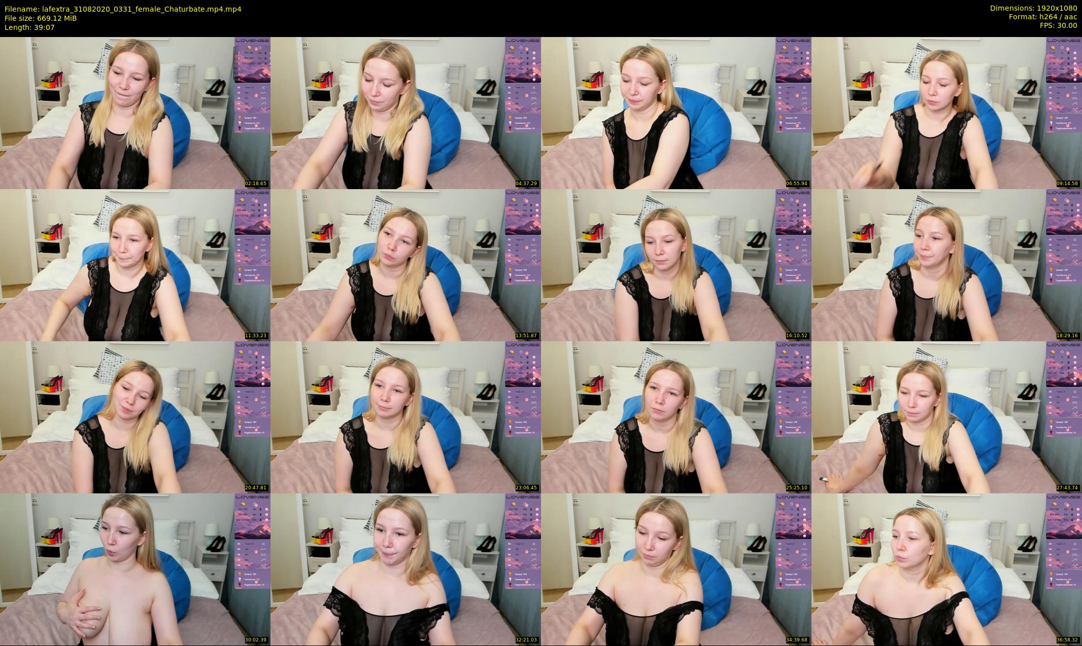 lafextra — 40 minute Chaturbate female cam show recording, 1080p, Aug 31, 2020