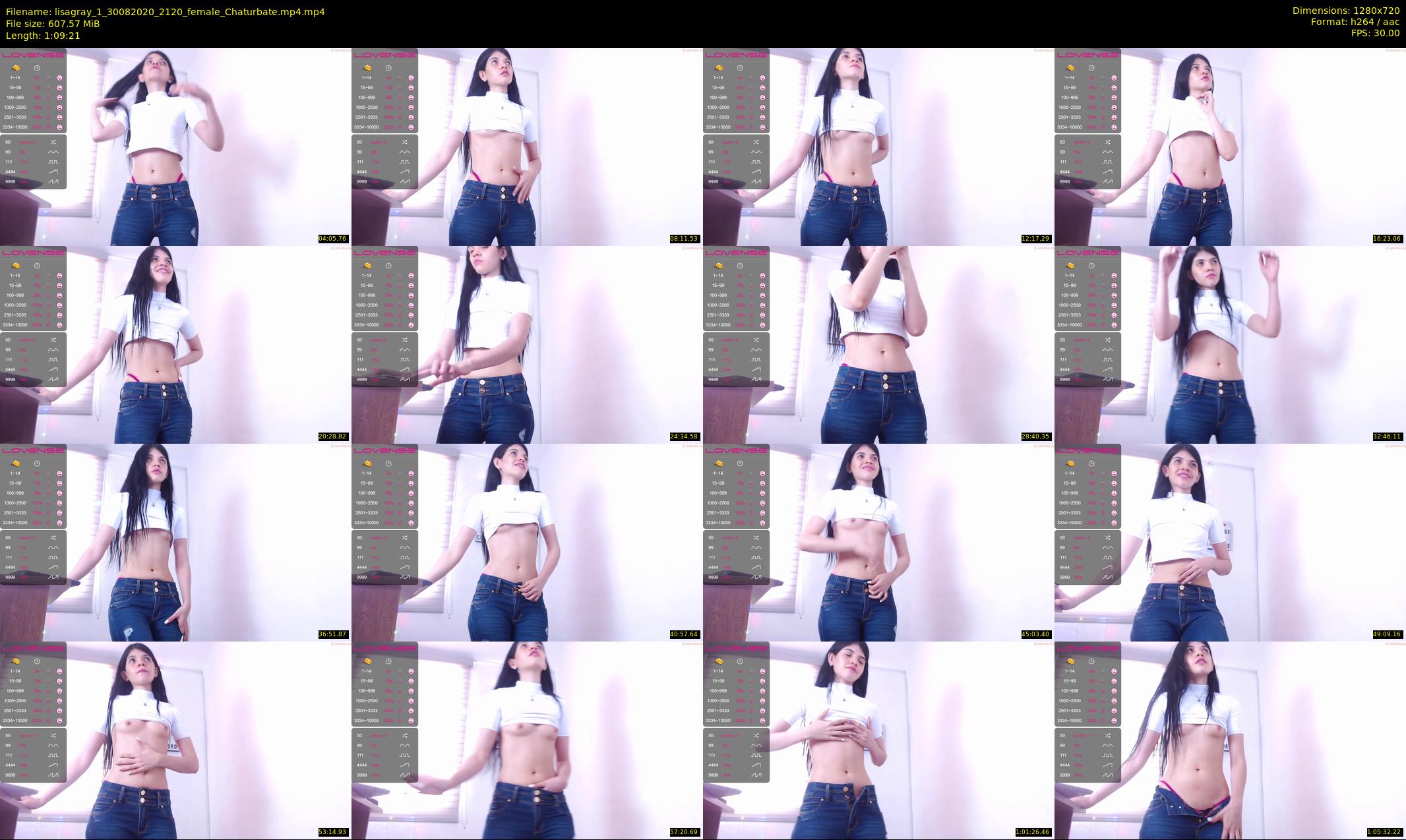lisagray_1 — 70 minute Chaturbate female cam show recording, 720p, Aug 30, 2020