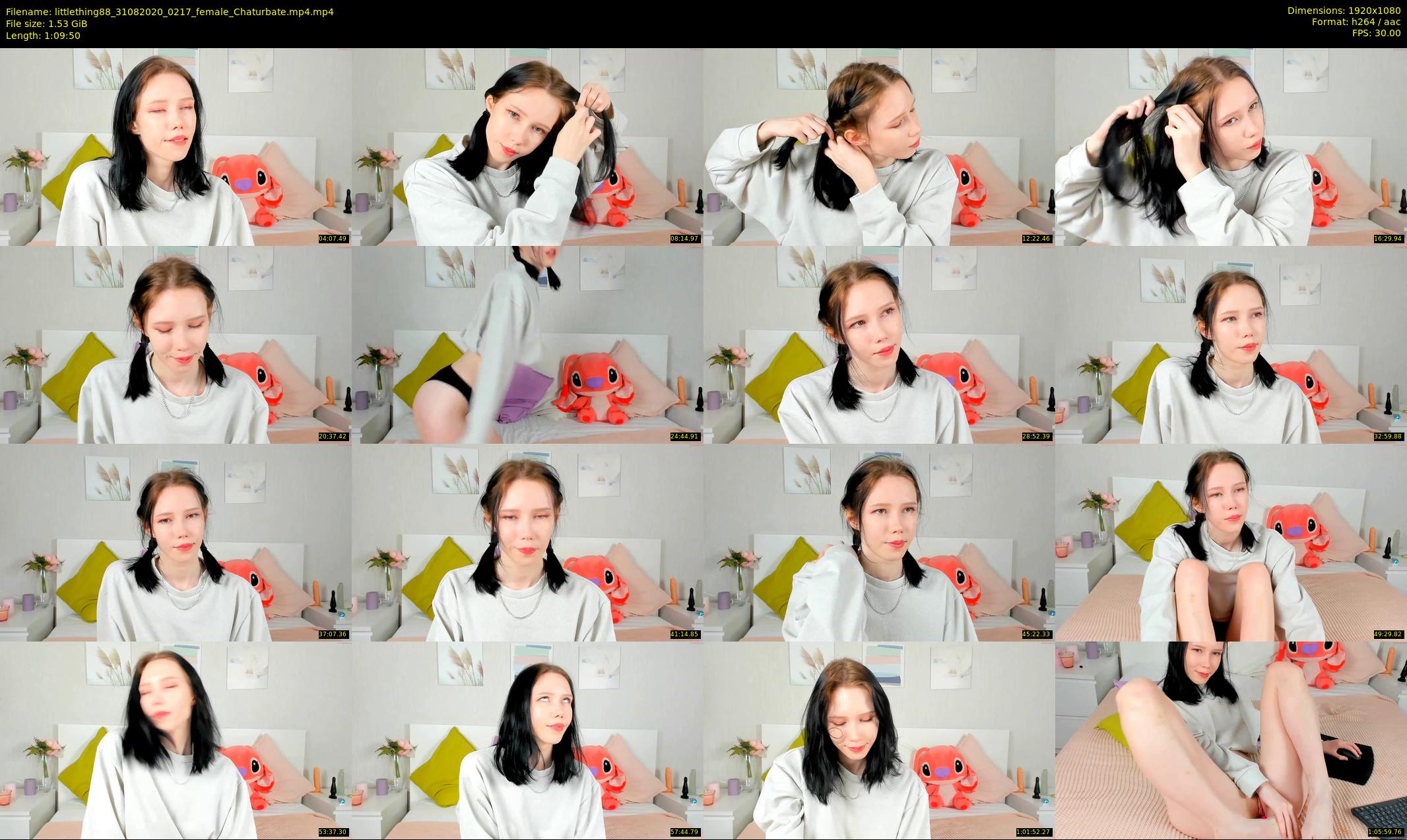 littlething88 — 70 minute Chaturbate female cam show recording, 1080p, Aug 31, 2020