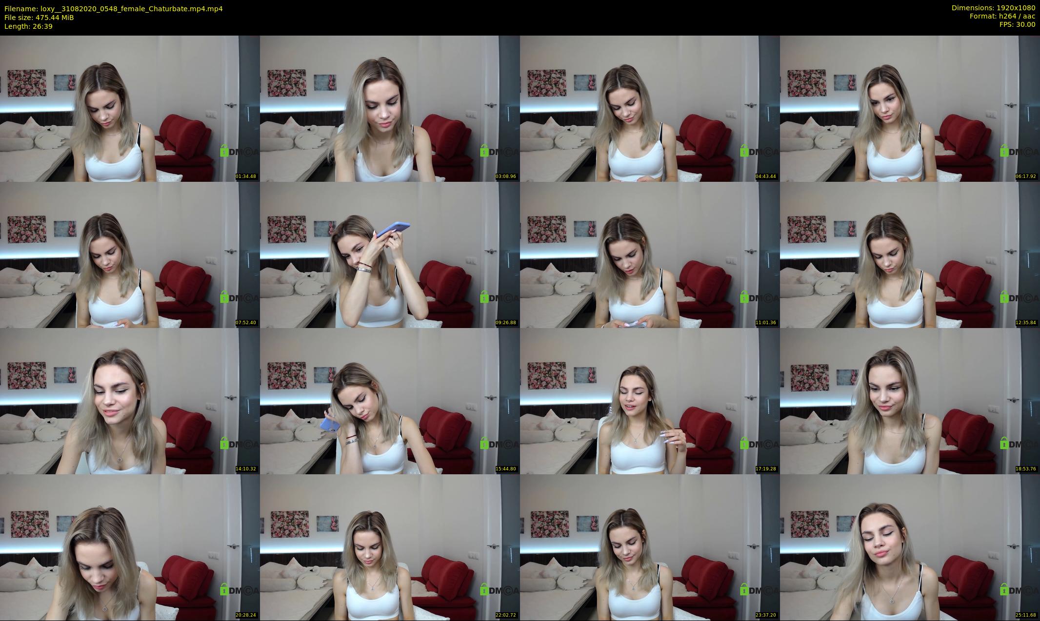 loxy_ — 27 minute Chaturbate female cam show recording, 1080p, Aug 31, 2020