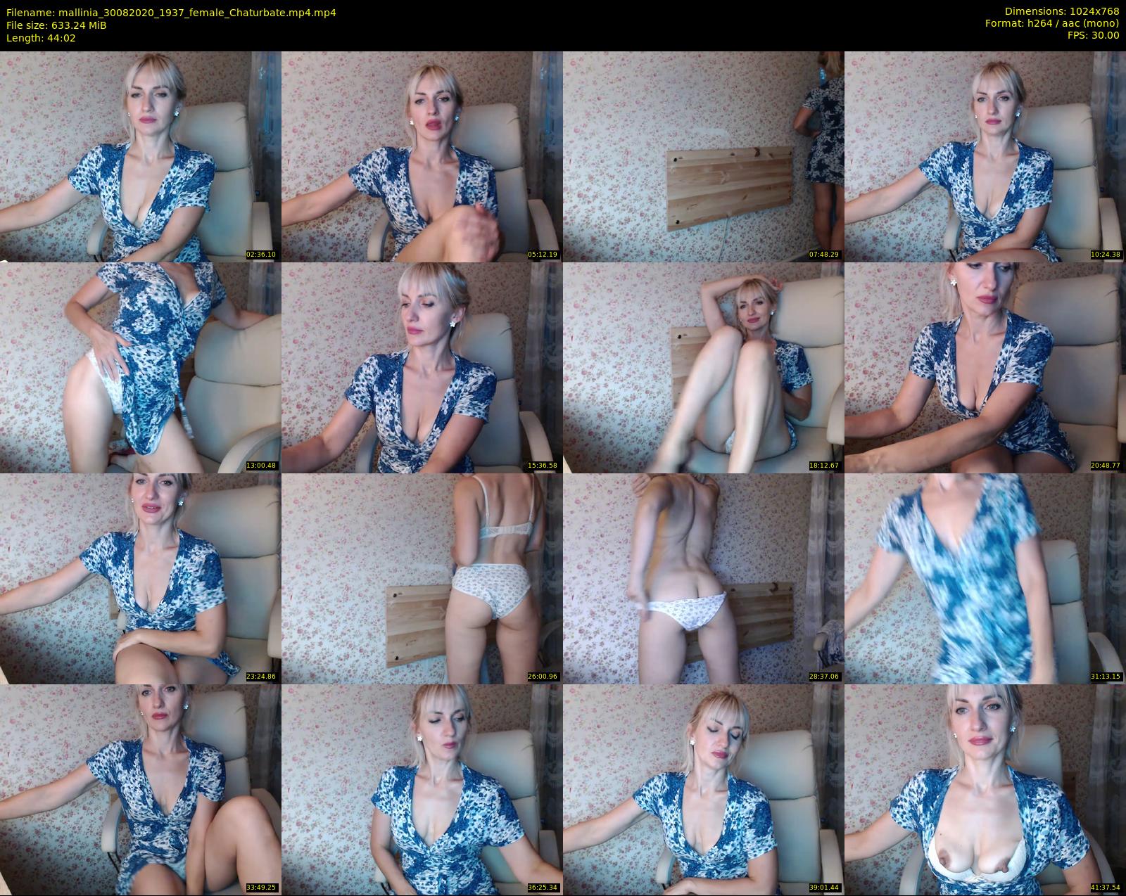 mallinia — 45 minute Chaturbate female cam show recording, 720p, Aug 30, 2020