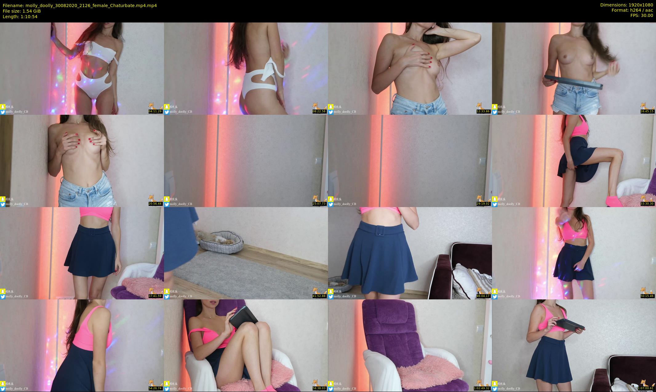 molly_doolly — 71 minute Chaturbate female cam show recording, 1080p, Aug 30, 2020