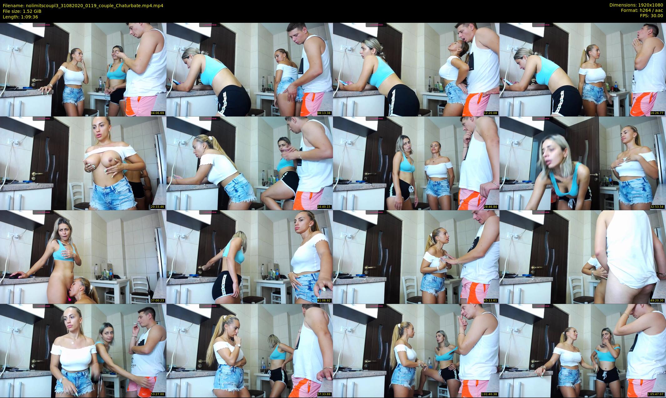 nolimitscoupl3 — 70 minute Chaturbate couple cam show recording, 1080p, Aug 31, 2020