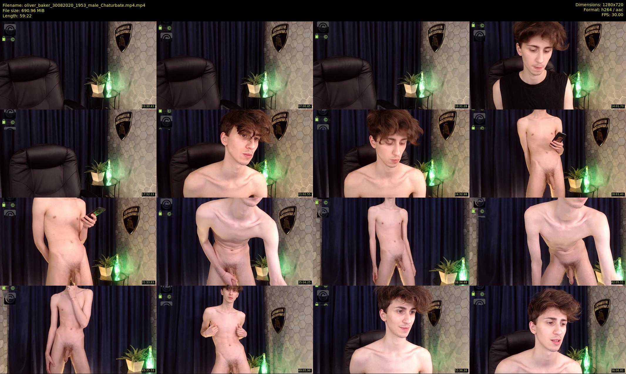 oliver_baker — 60 minute Chaturbate male cam show recording, 720p, Aug 30, 2020