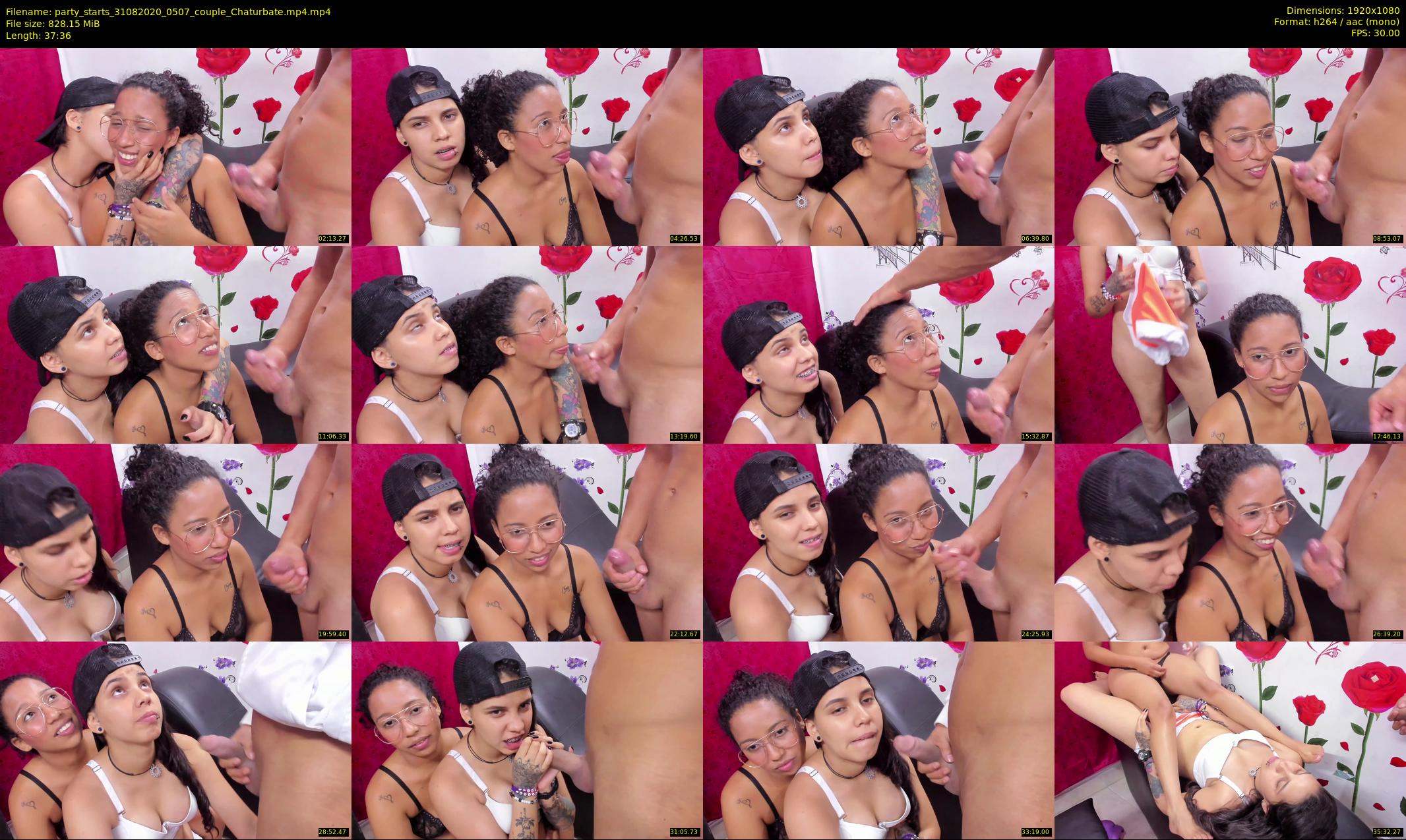 party_starts — 38 minute Chaturbate couple cam show recording, 1080p, Aug 31, 2020