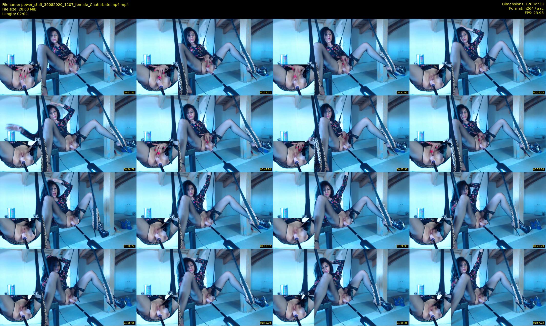 power_stuff — 3 minute Chaturbate female cam show recording, 720p, Aug 30, 2020