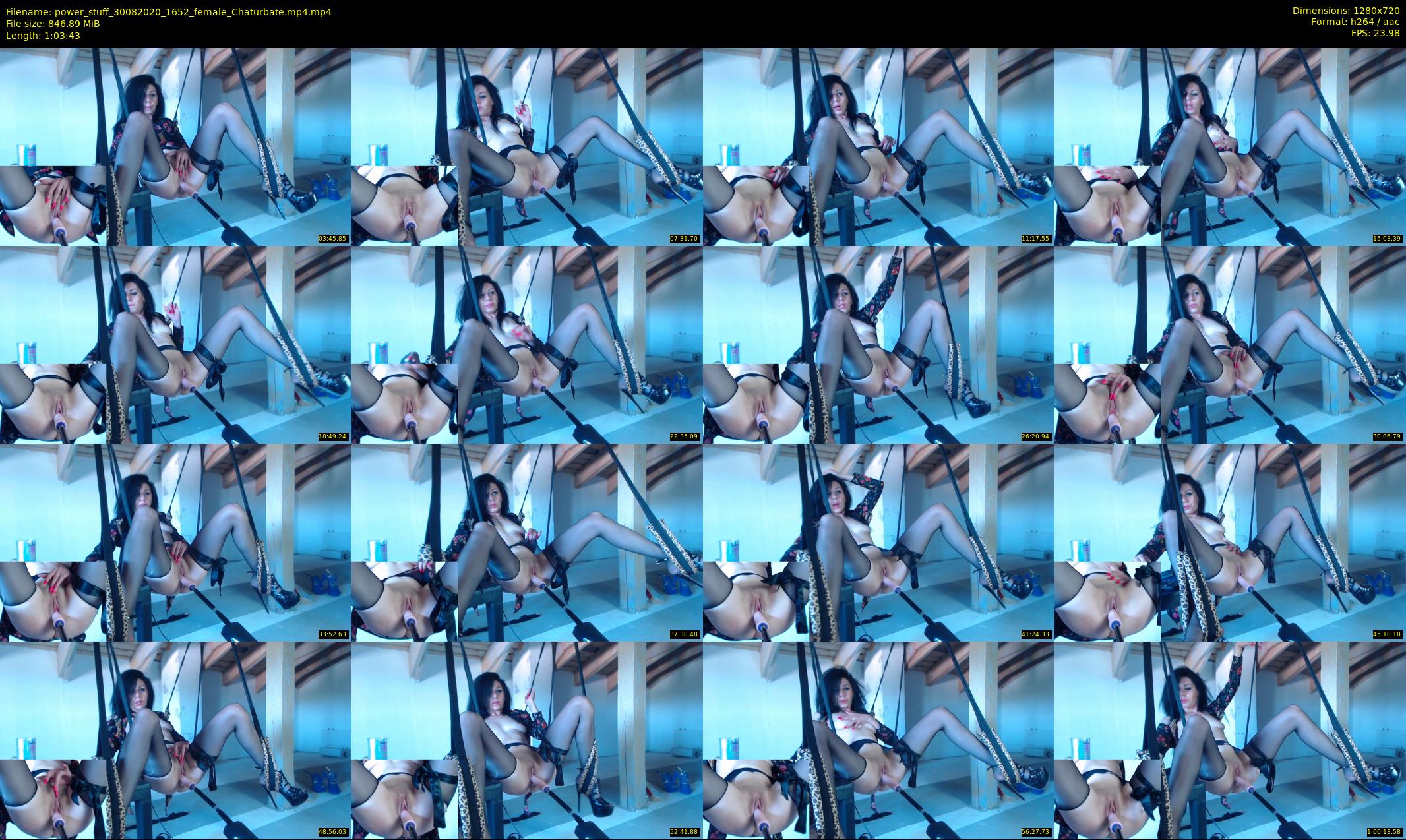 power_stuff — 64 minute Chaturbate female cam show recording, 720p, Aug 30, 2020
