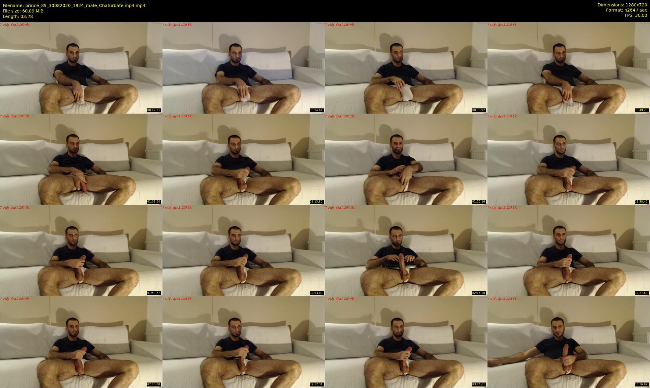 prince_89 — 4 minute Chaturbate male cam show recording, 720p, Aug 30, 2020