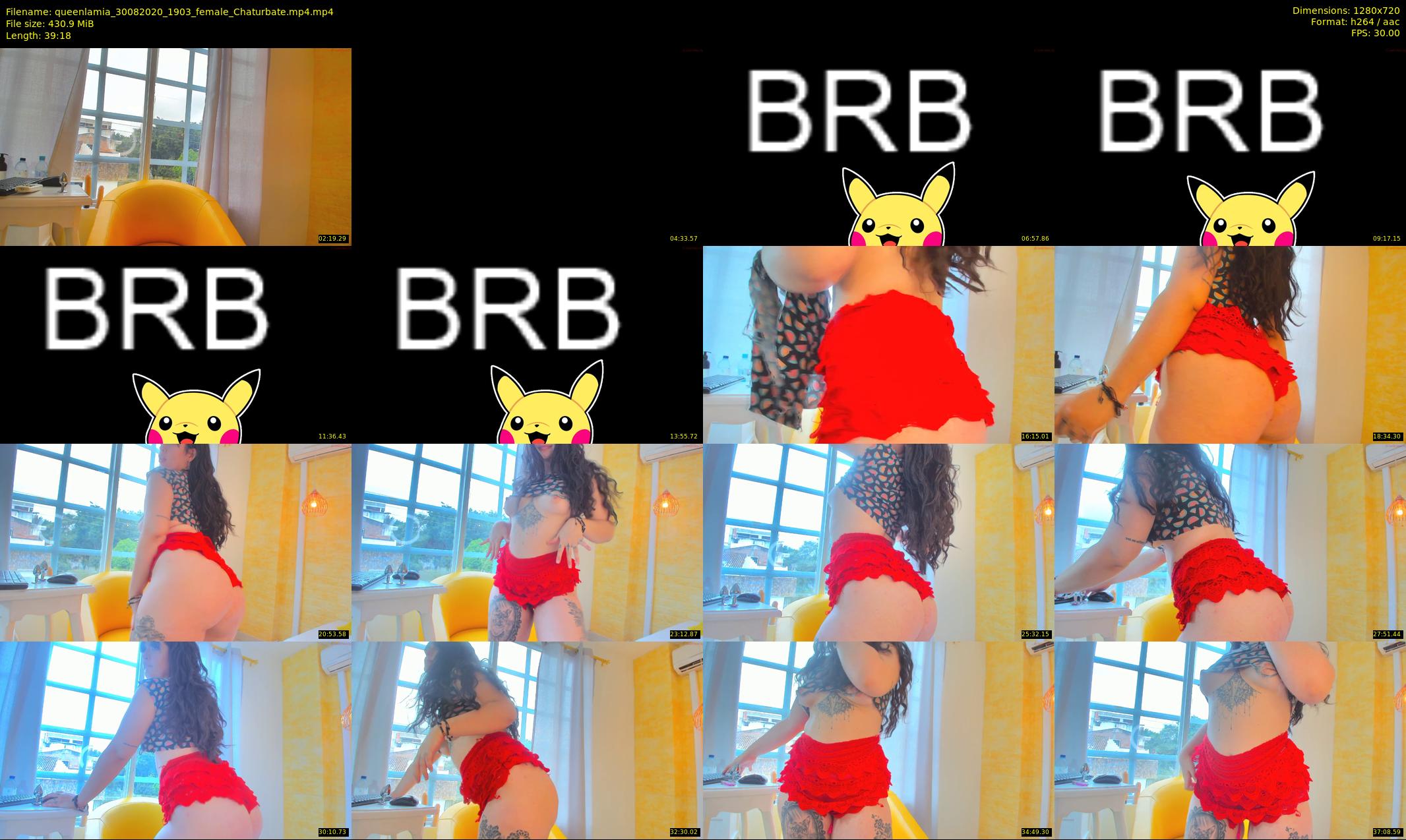 queenlamia — 40 minute Chaturbate female cam show recording, 720p, Aug 30, 2020